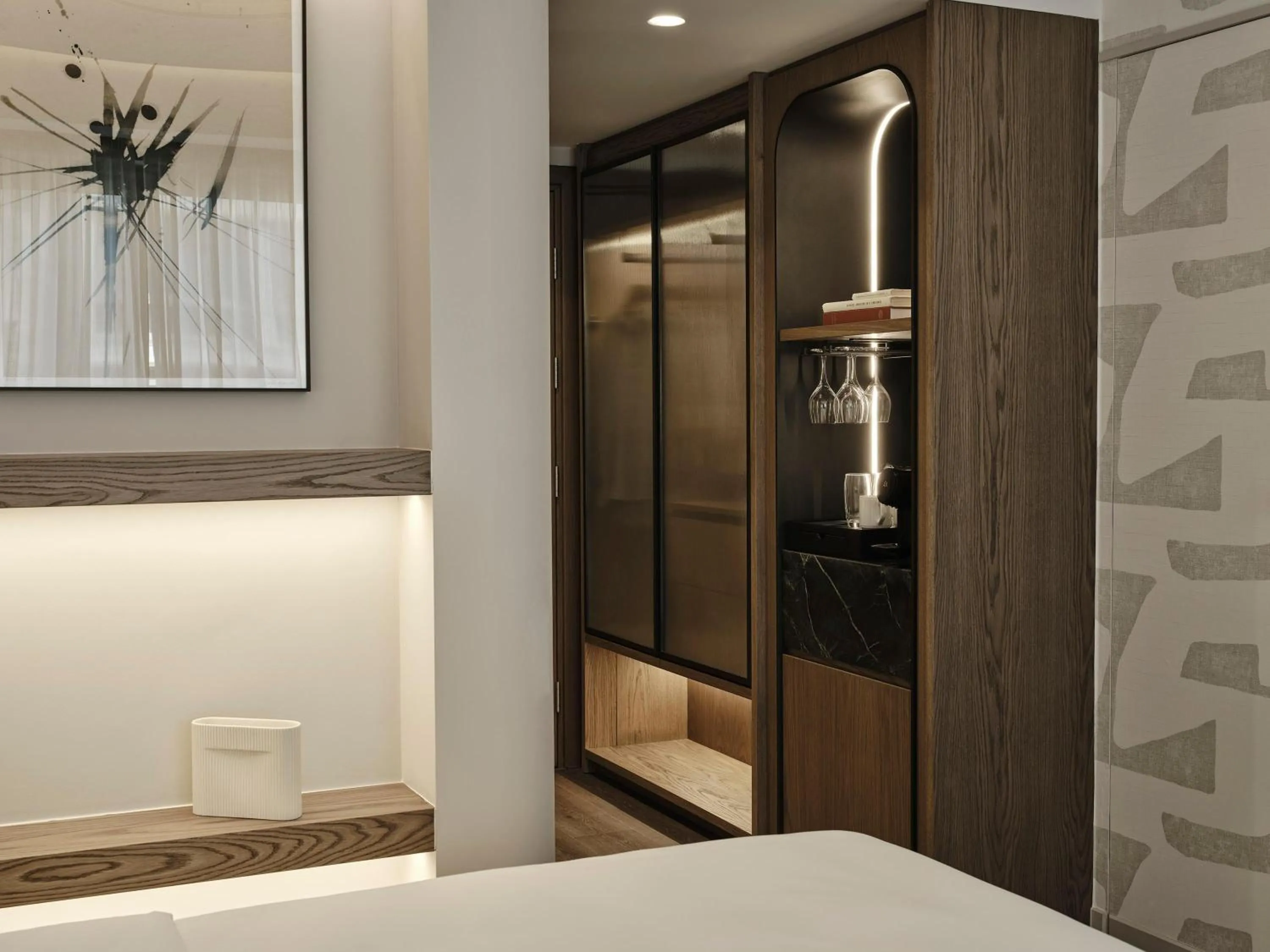 Photo of the whole room, Bed in Electra Rhythm Athens