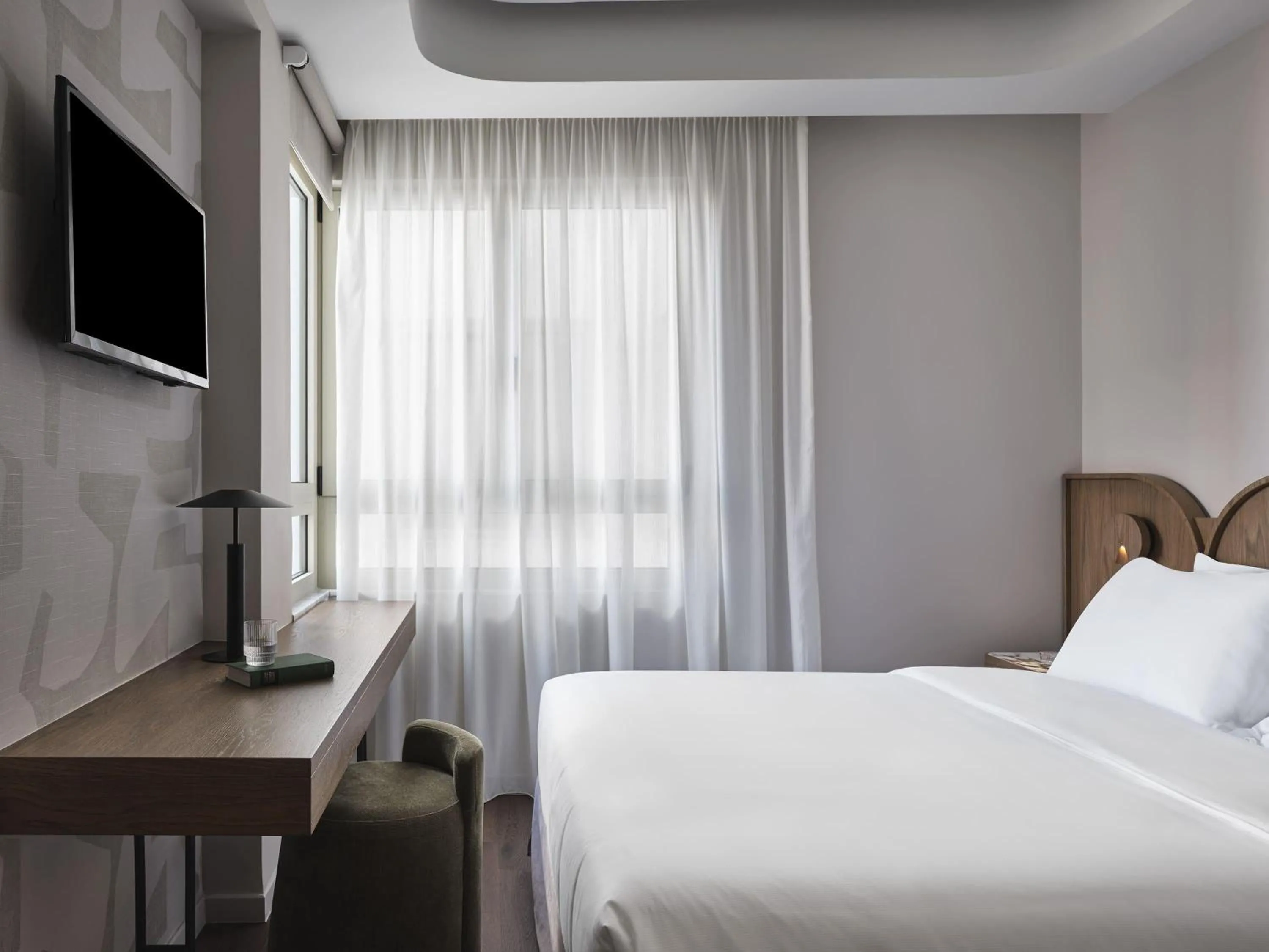 Photo of the whole room, Bed in Electra Rhythm Athens