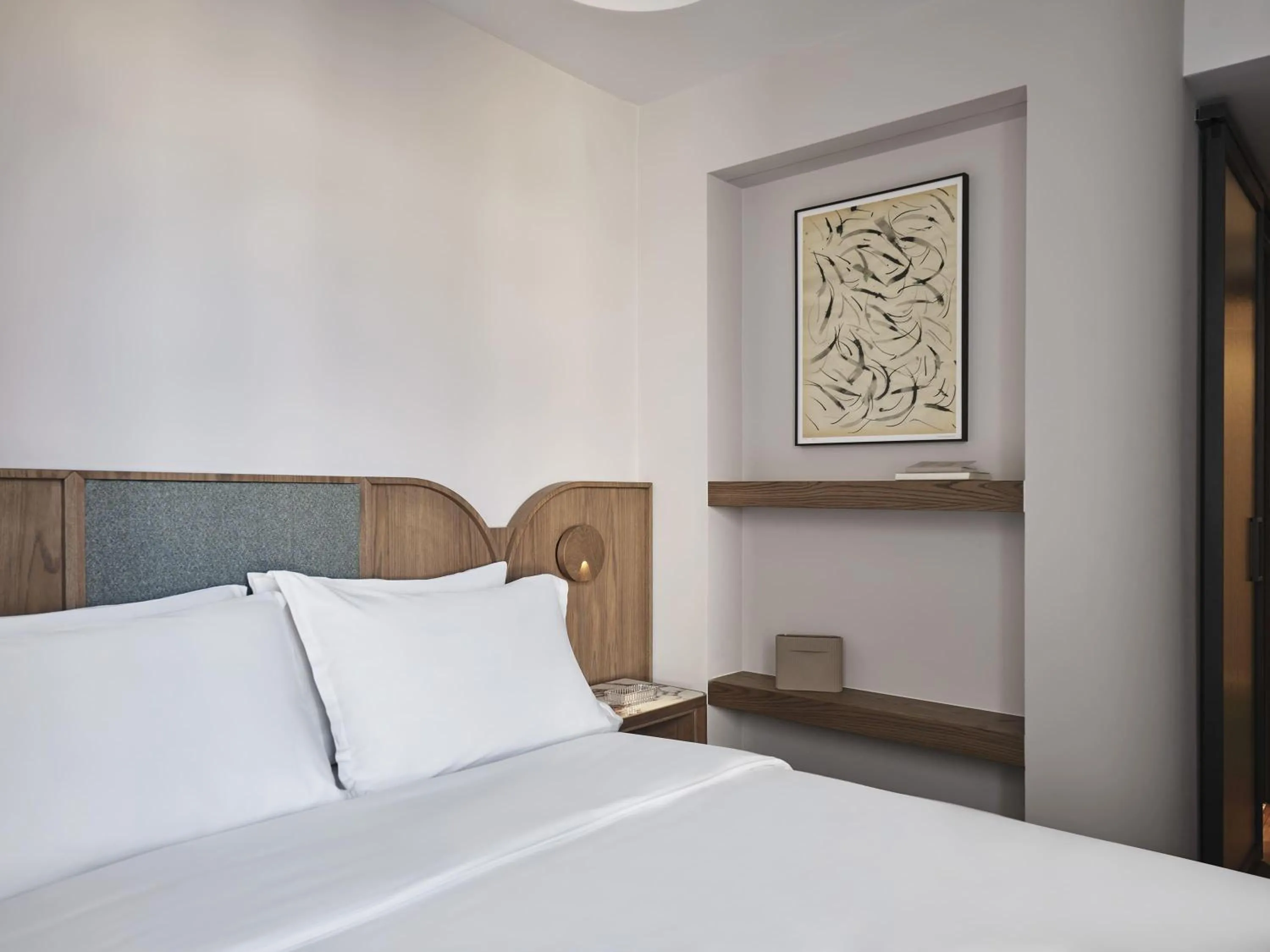 Photo of the whole room, Bed in Electra Rhythm Athens