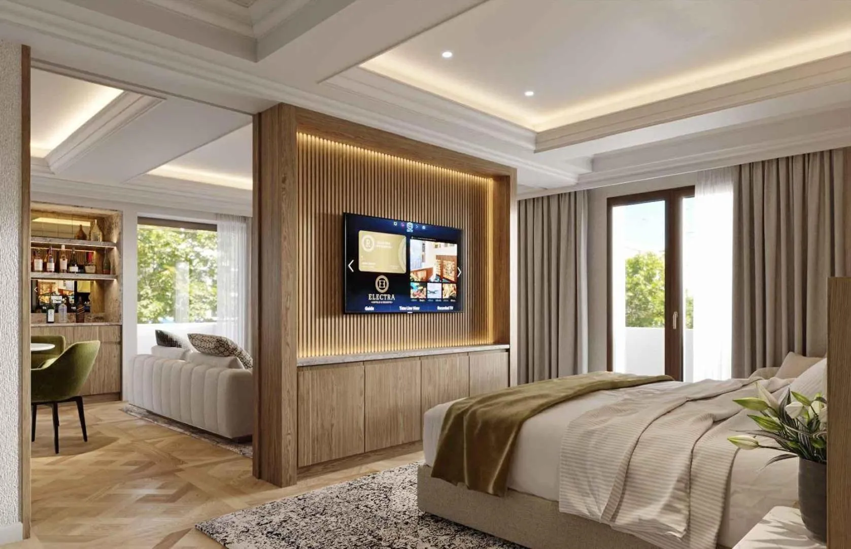 Photo of the whole room, Bed in Electra Palace Athens