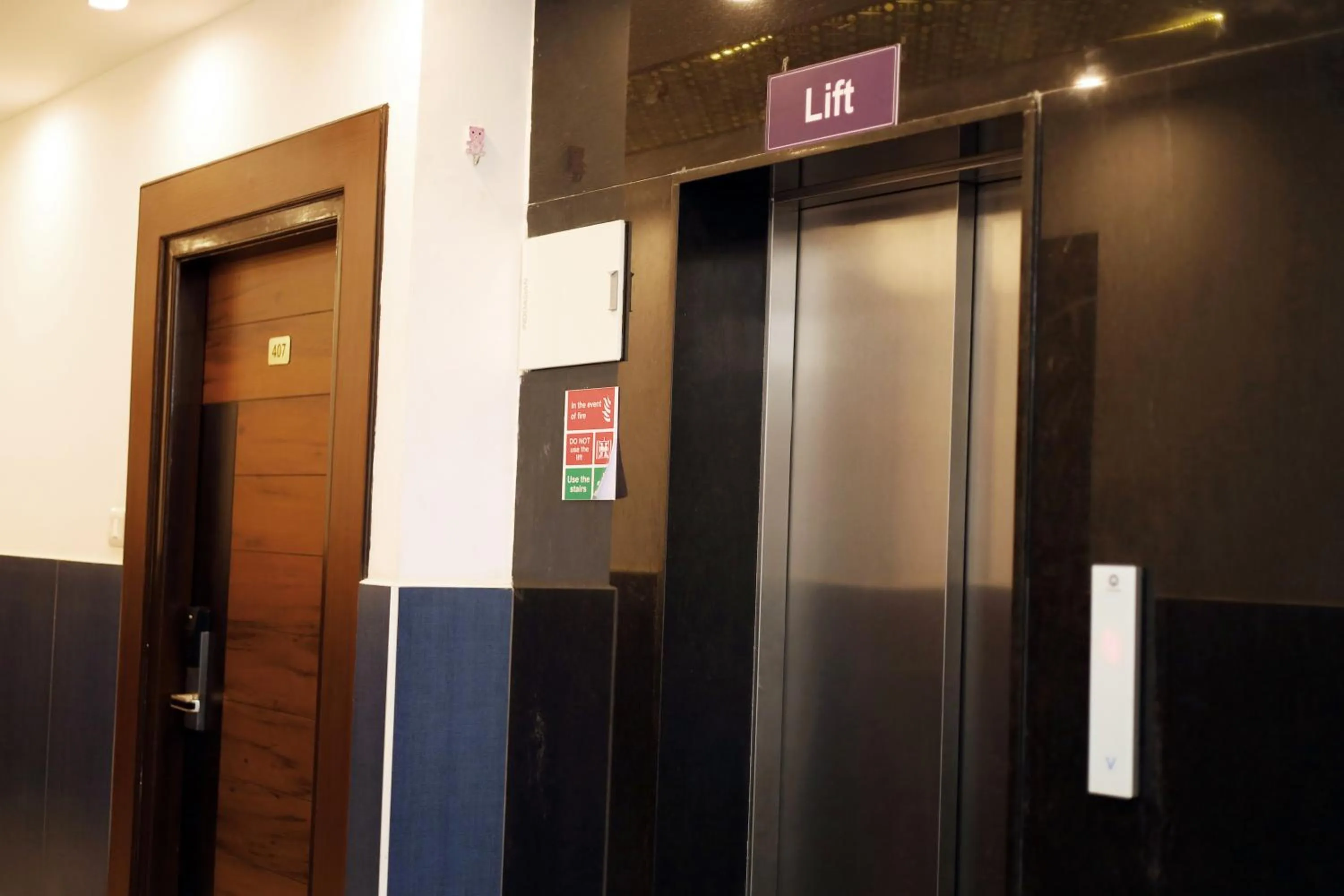 elevator in Felix Inn - Manyata Tech Park