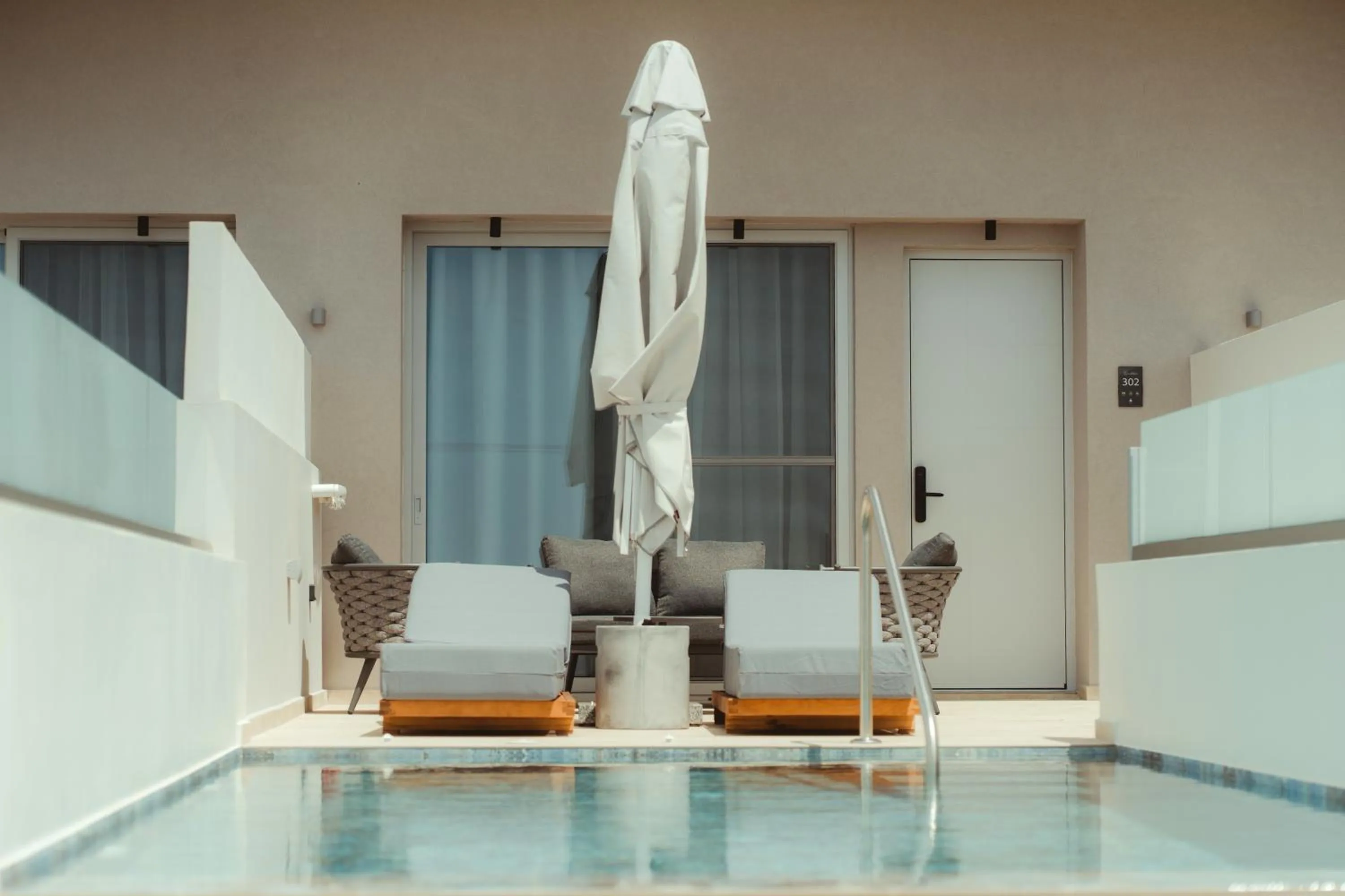 Living room in Limanaki Hotel