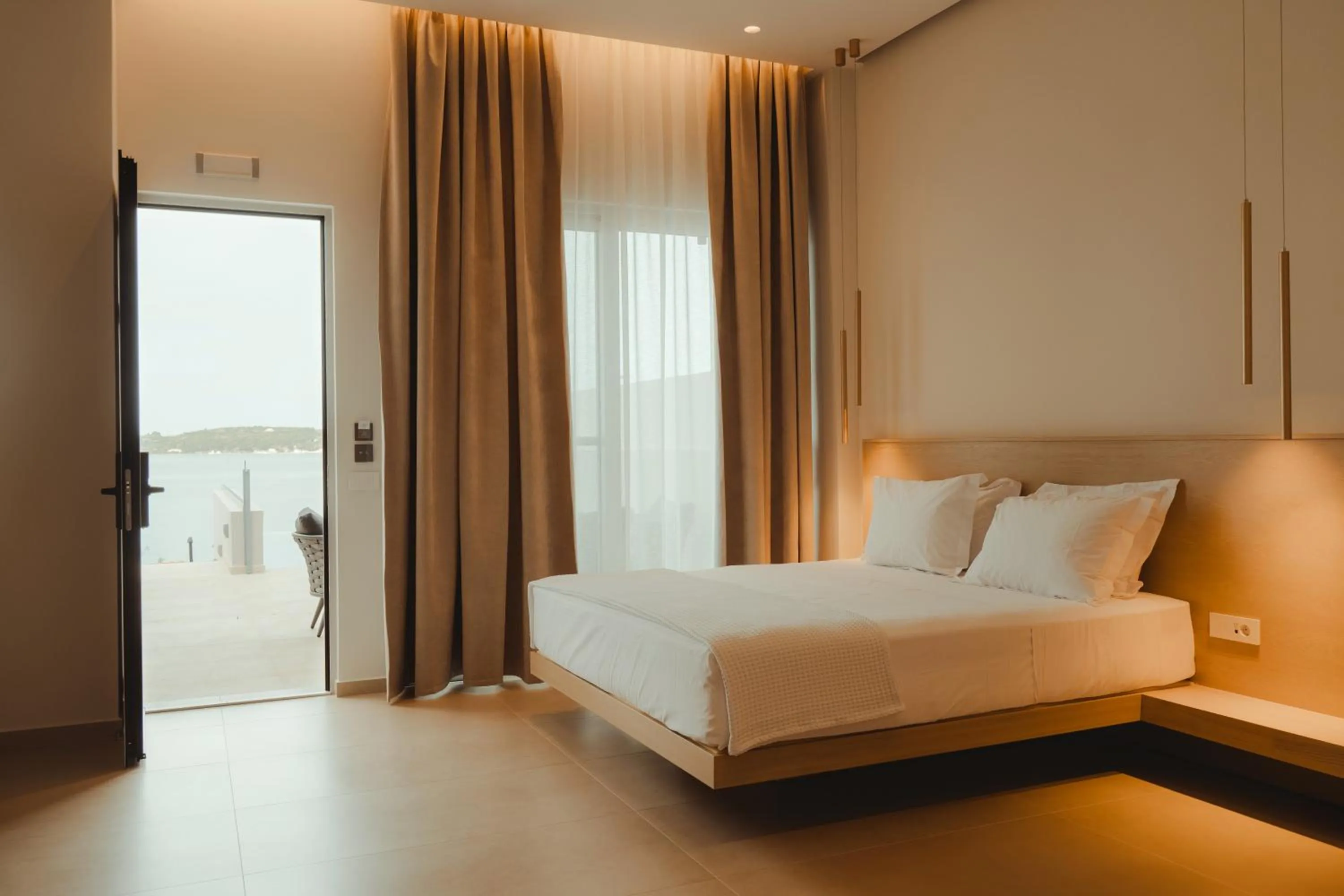 Bed in Limanaki Hotel