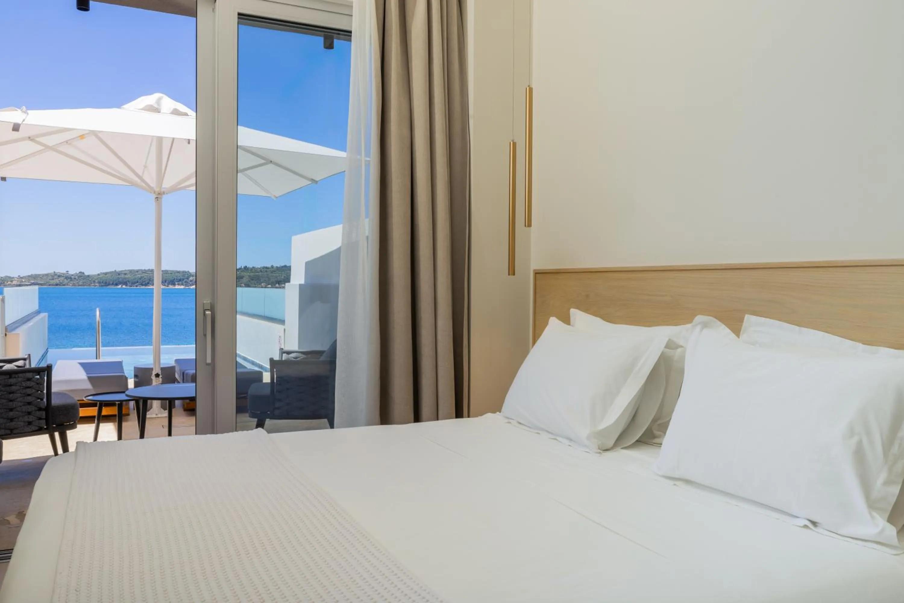 Bed in Limanaki Hotel