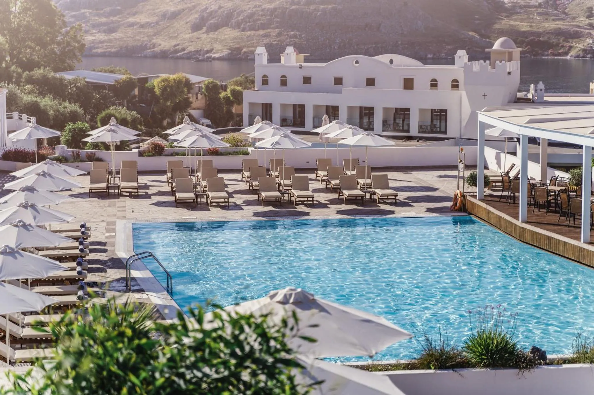 Swimming pool in Lindos Village Resort & Spa - Adults Only