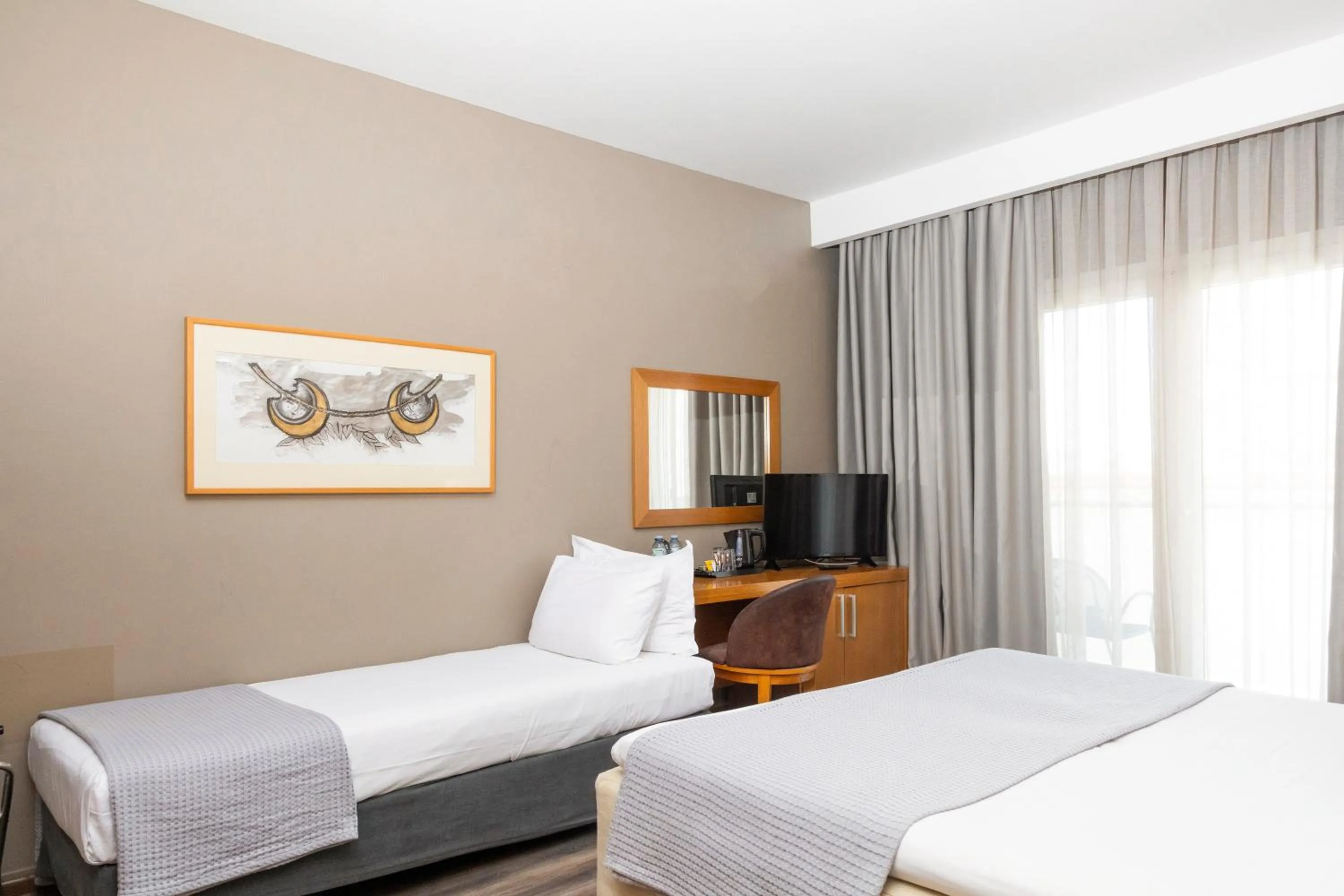 Photo of the whole room, Bed in Golden Star City Resort