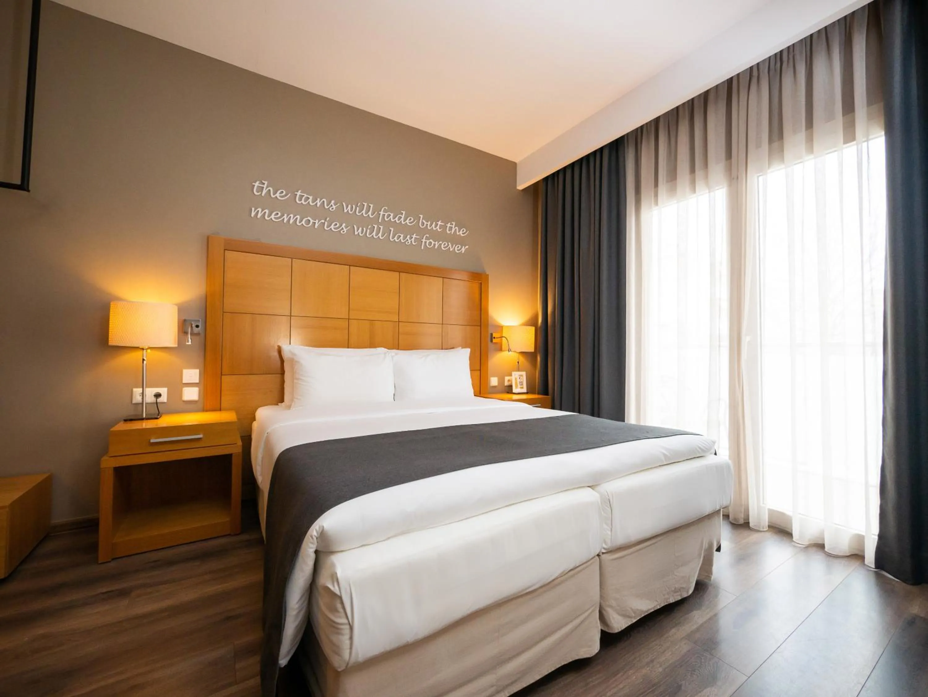 Bed in Golden Star City Resort