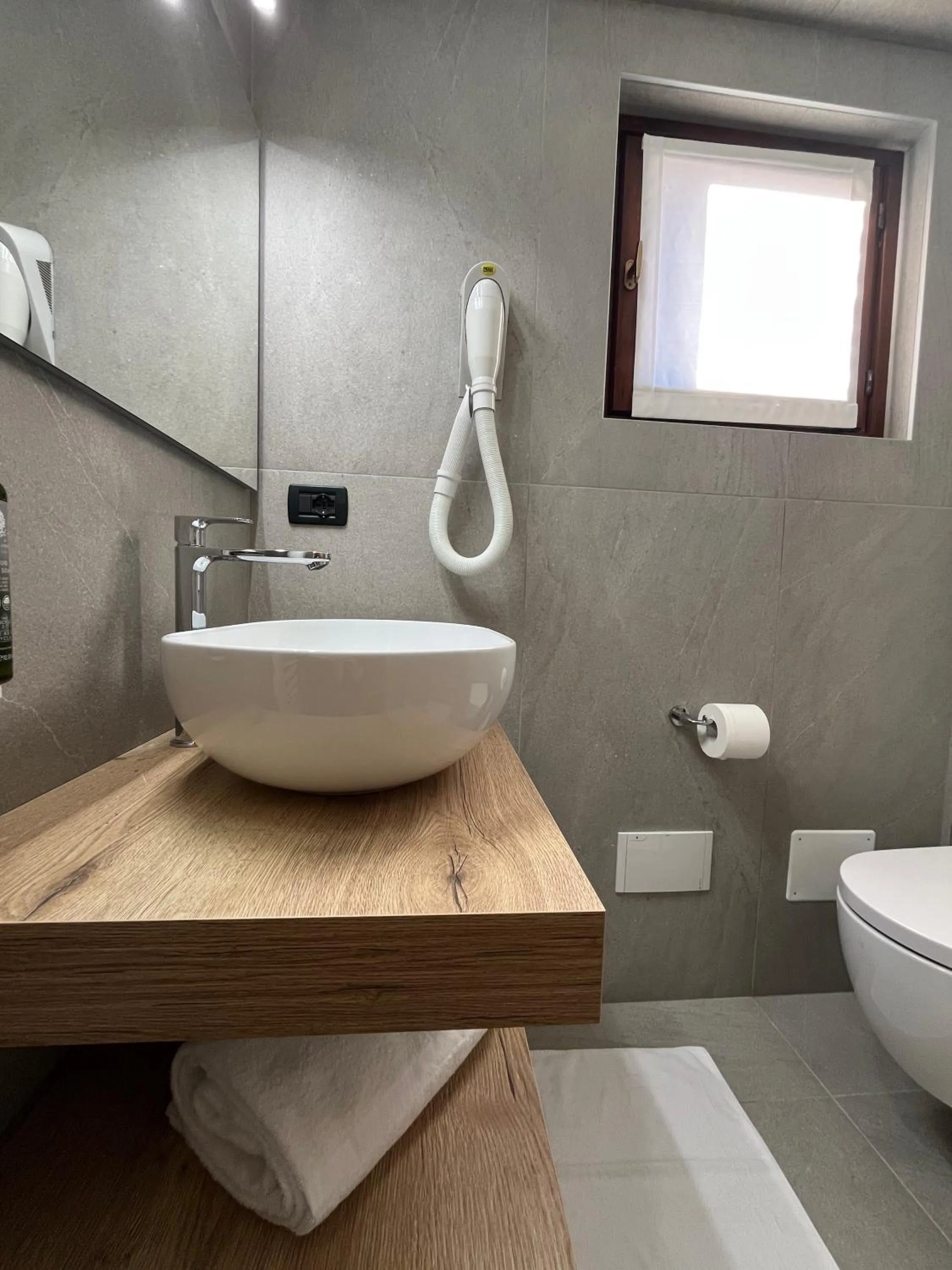 Toilet in Hotel Alle Tre Baite