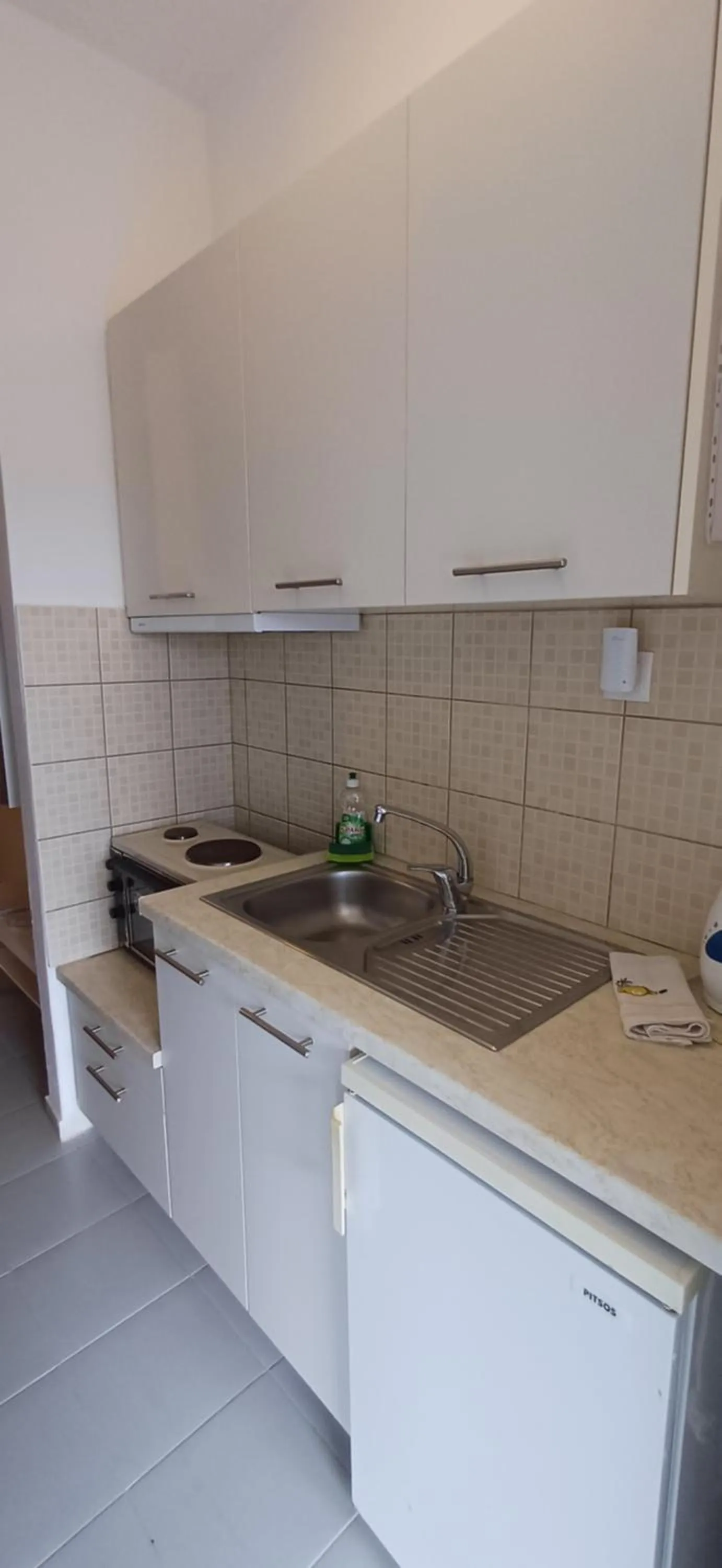 Kitchen or kitchenette in Villa Kavourakia