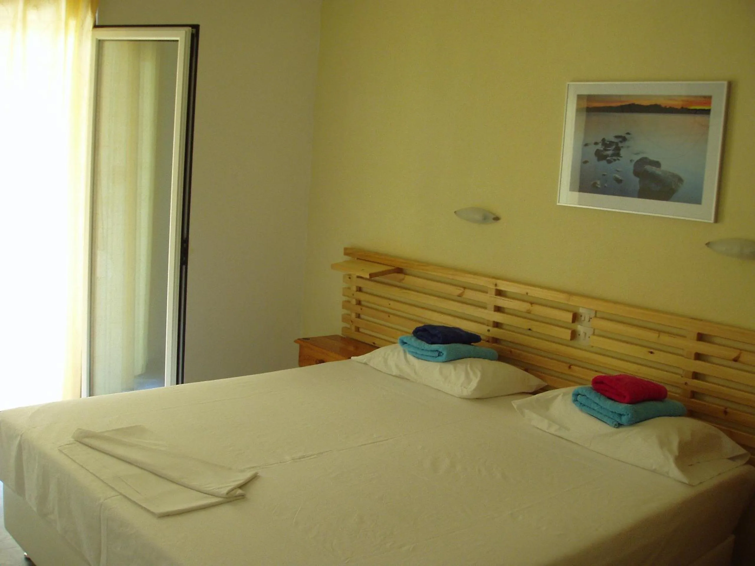 Bed in Villa Kavourakia