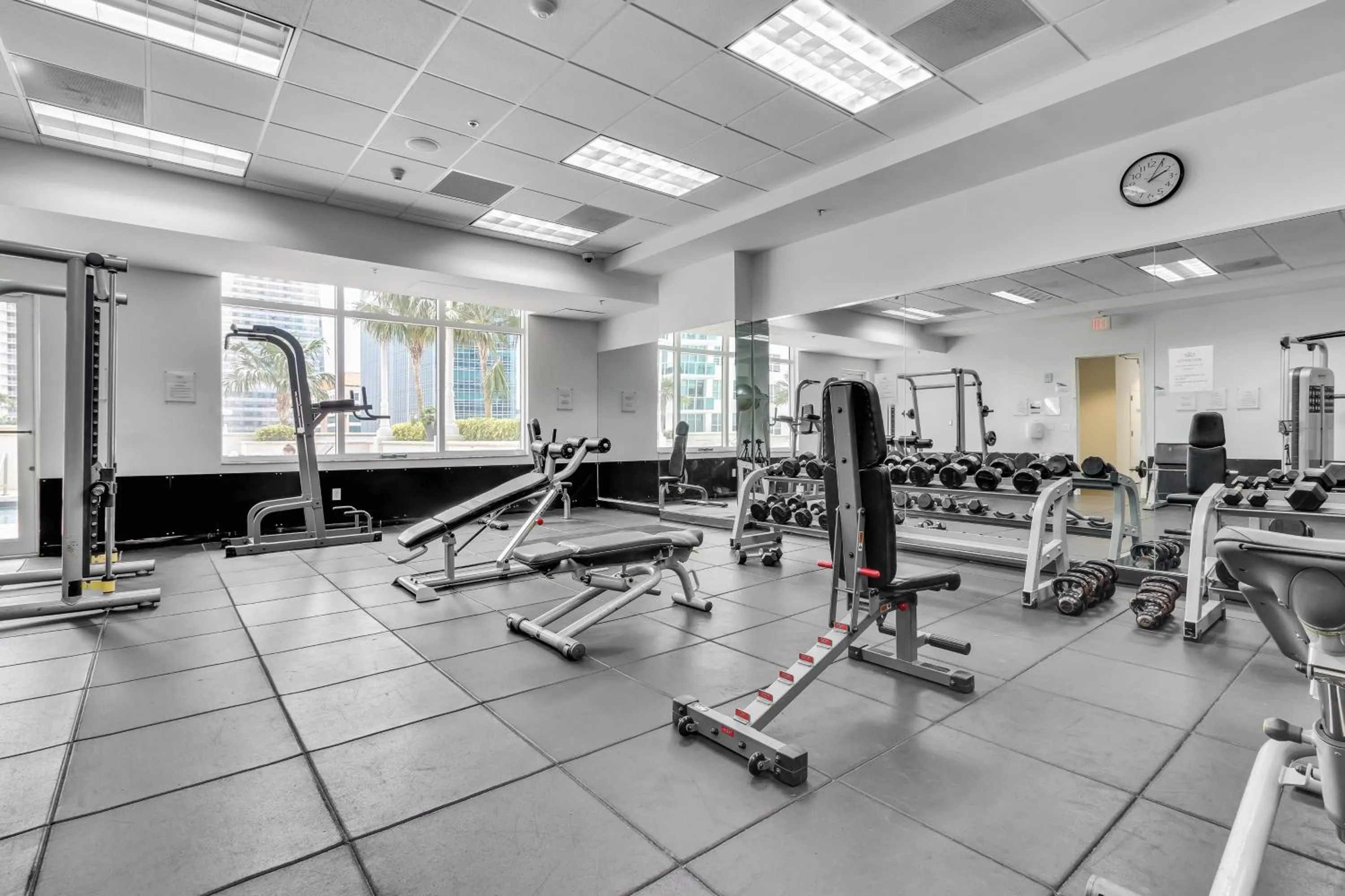 Fitness centre/facilities in The Club at Brickell Bay Luxury Suites