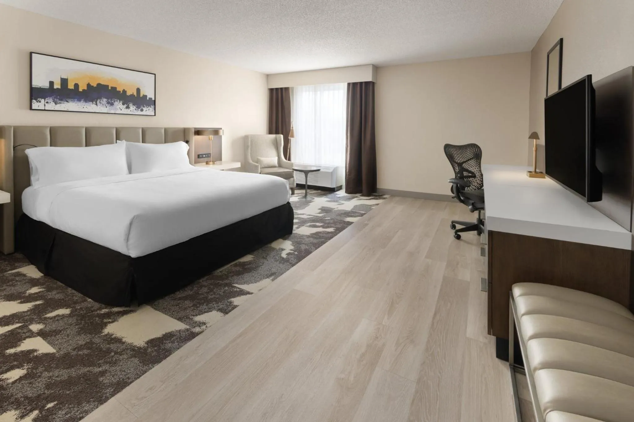 Photo of the whole room, Bed in Crowne Plaza Nashville Airport by IHG