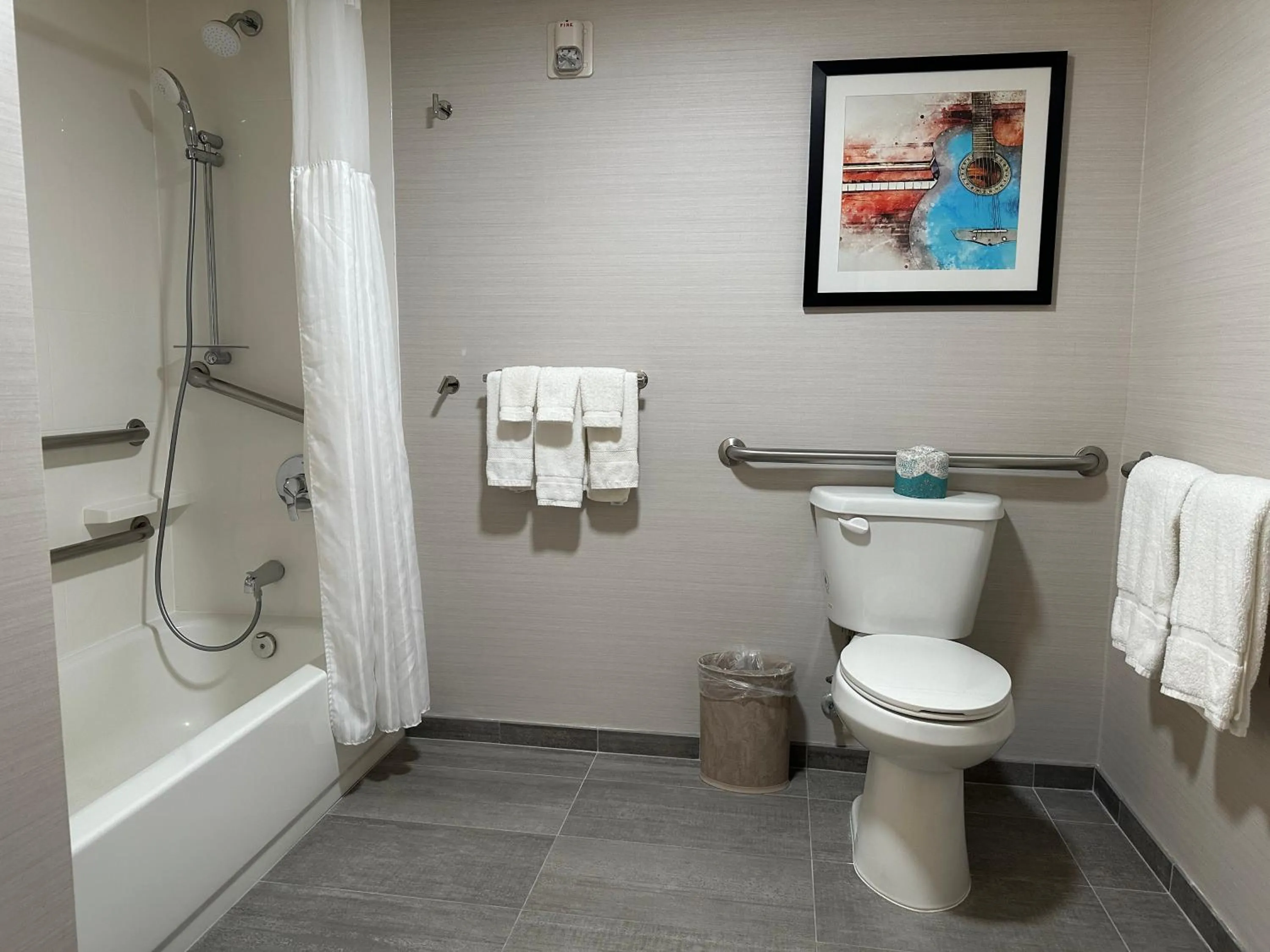 Bathroom in Crowne Plaza Nashville Airport by IHG