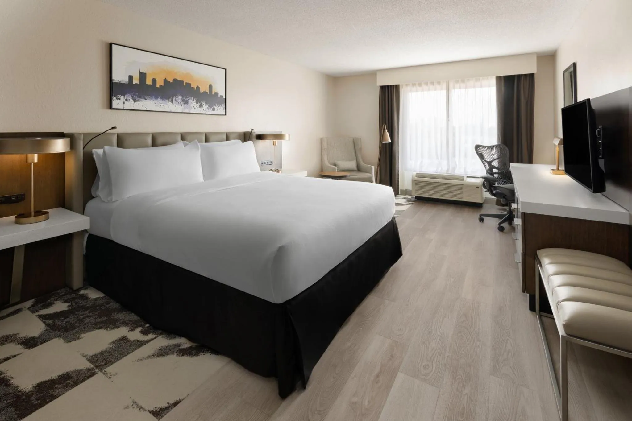 Photo of the whole room, Bed in Crowne Plaza Nashville Airport by IHG