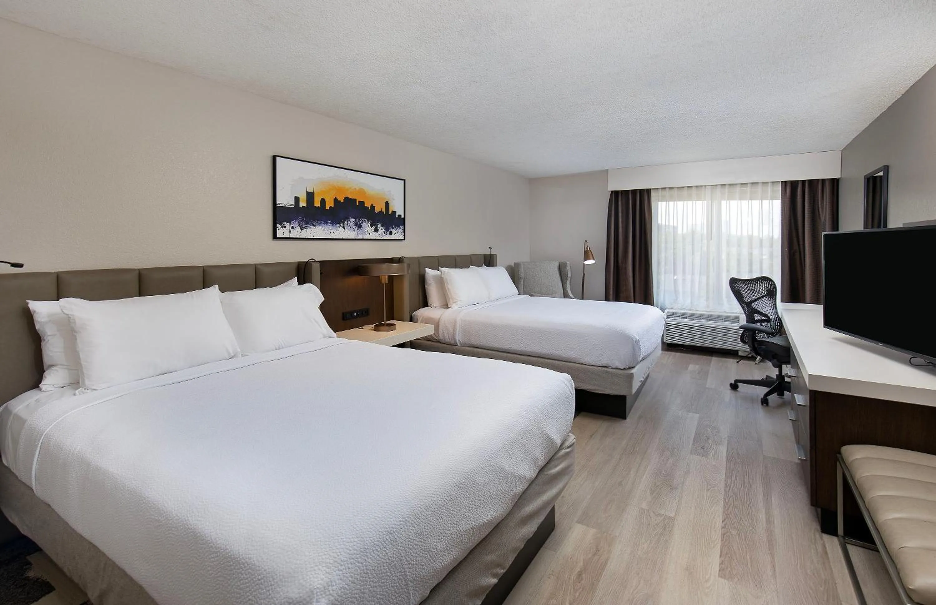 Bed in Crowne Plaza Nashville Airport by IHG