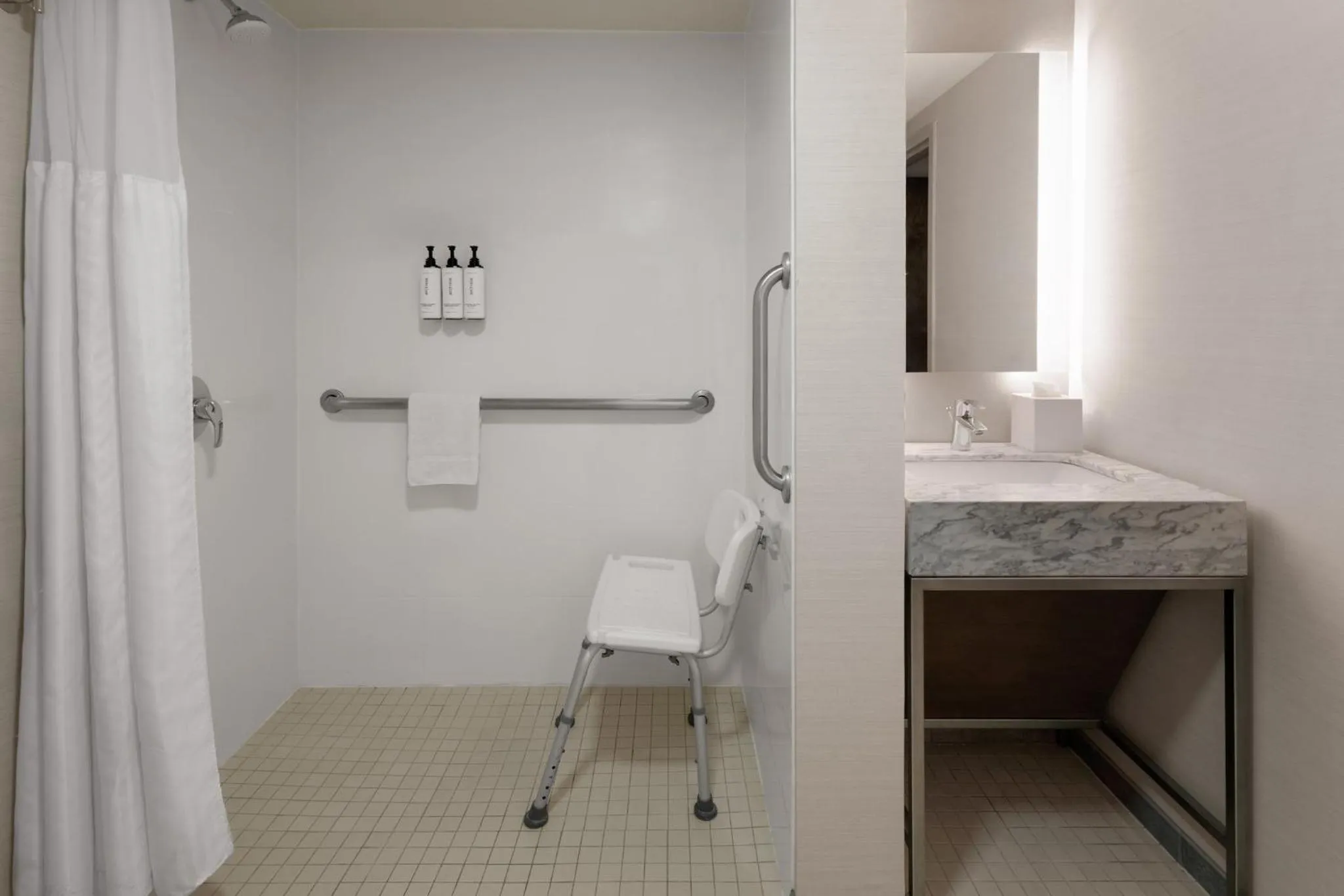 Bathroom in Crowne Plaza Nashville Airport by IHG