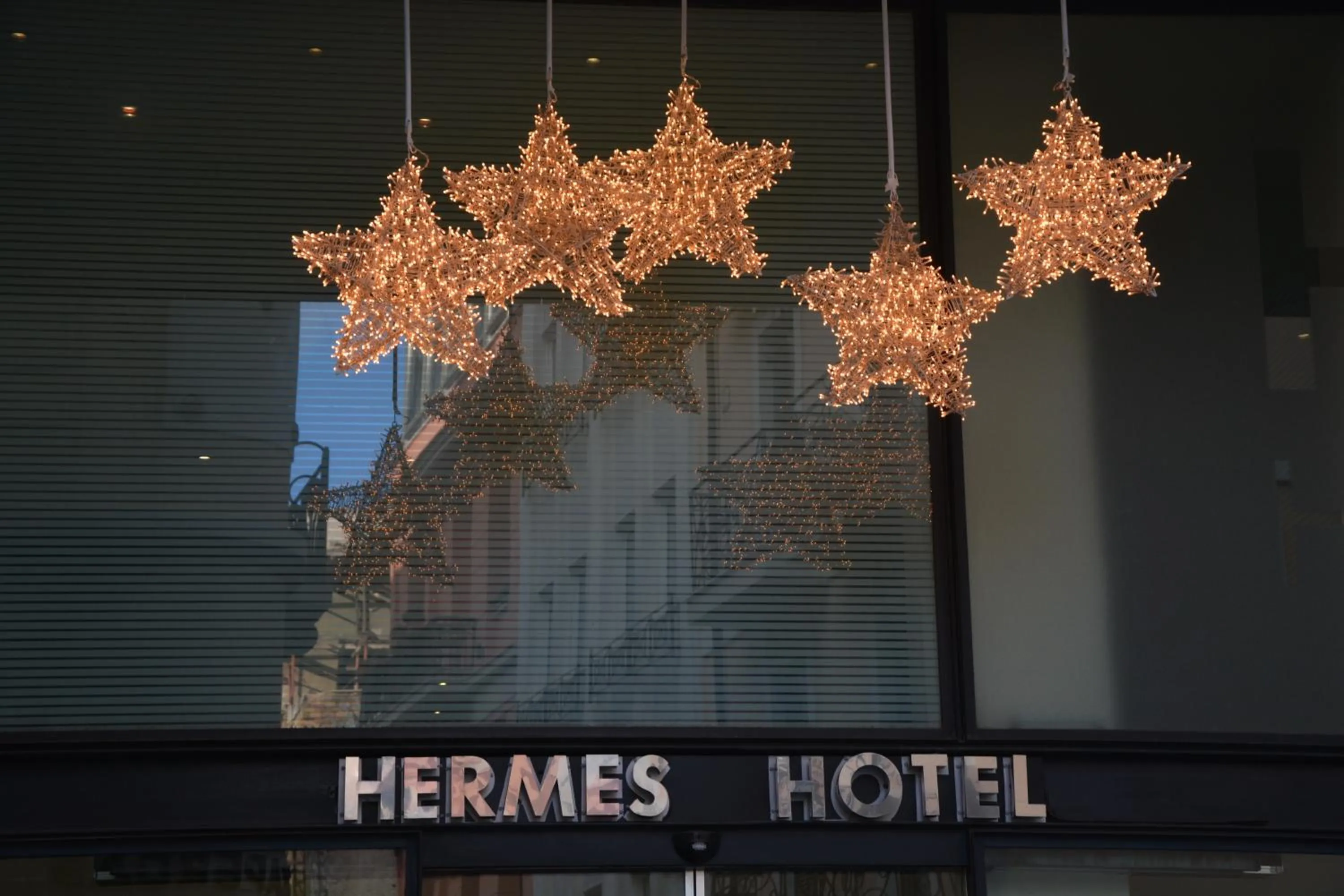Facade/entrance in Hermes Hotel