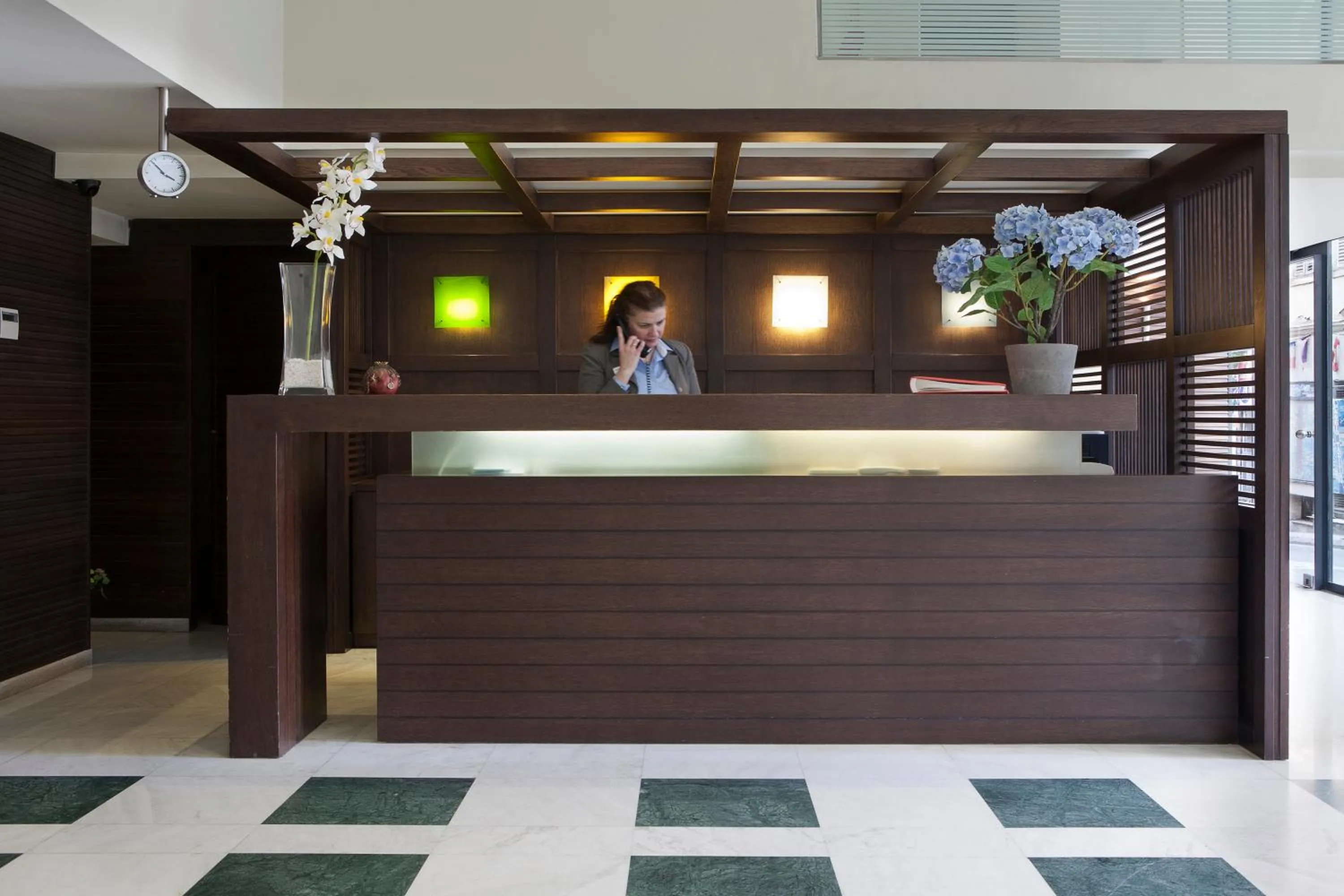 Lobby or reception in Hermes Hotel