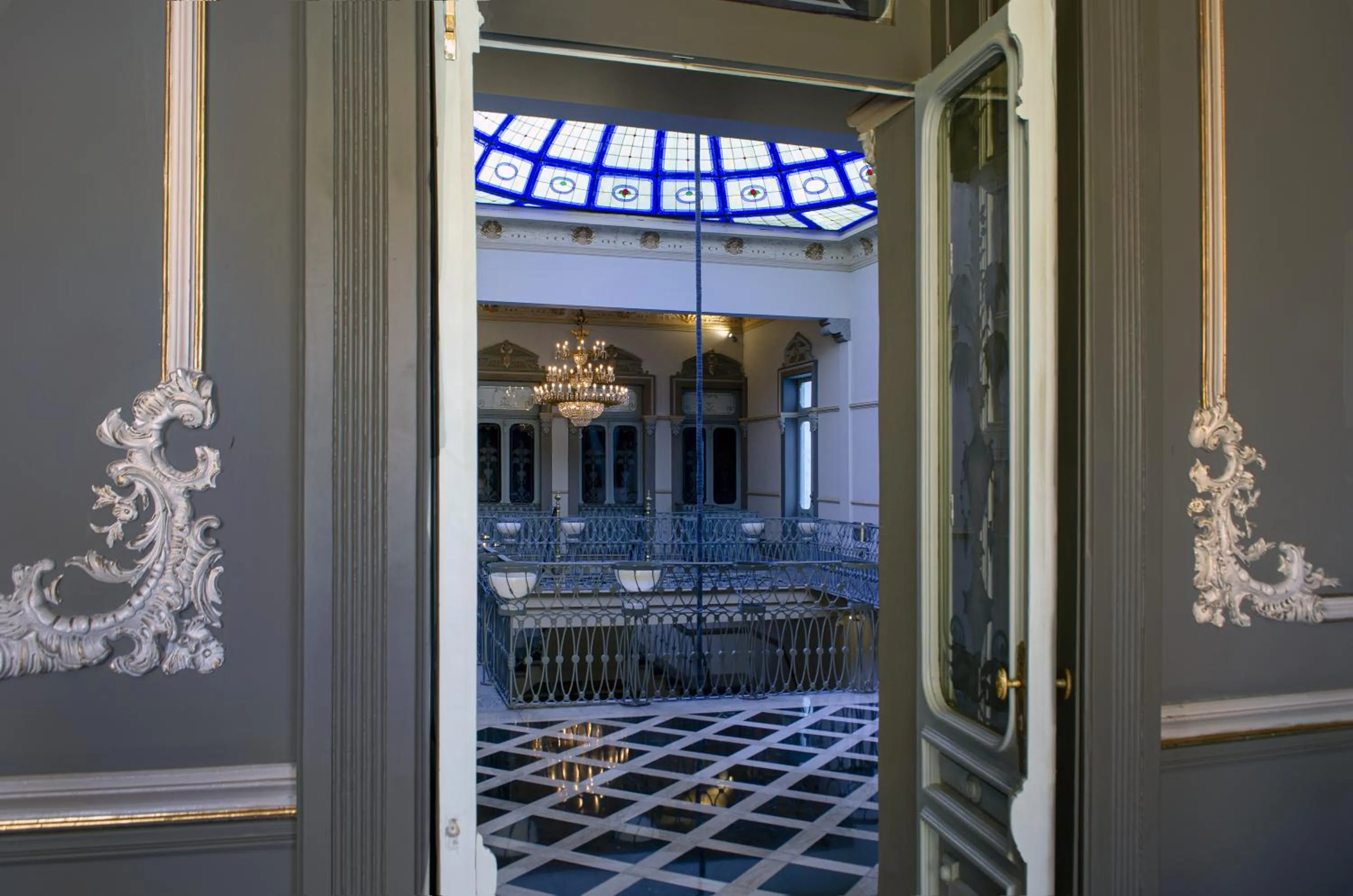 Decorative detail in Palacio Julio Hotel