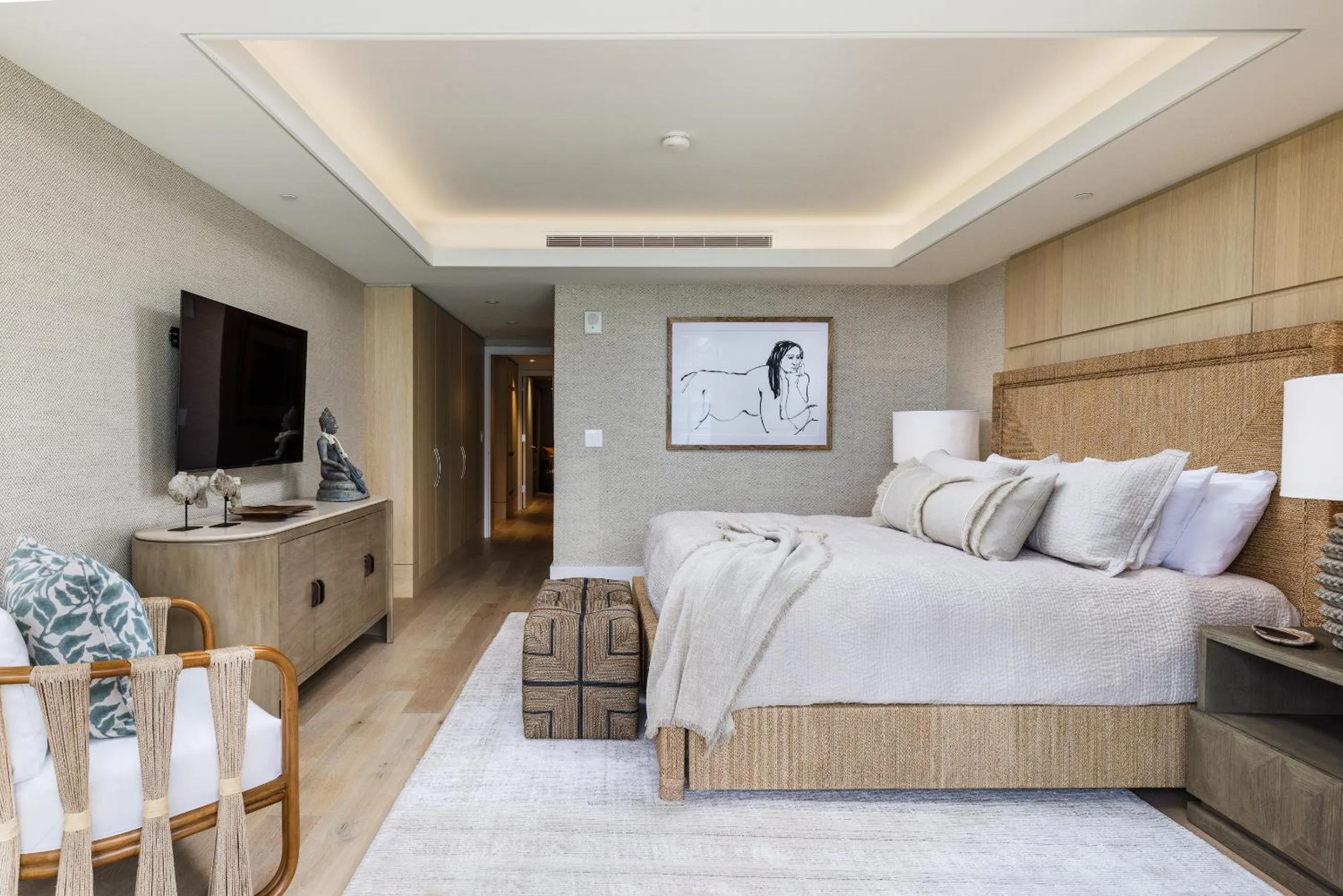 Bed in Hapuna Beach Residences Condo - Luxury Redefined - Oceanfront