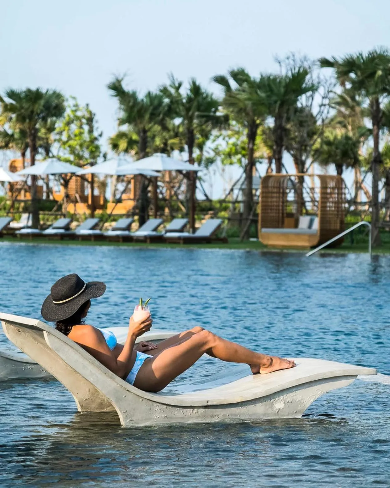 Swimming pool in New World Hoiana Beach Resort