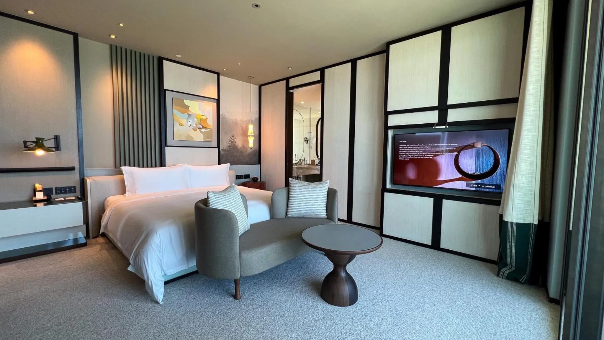 Bedroom, Bed in New World Hoiana Beach Resort