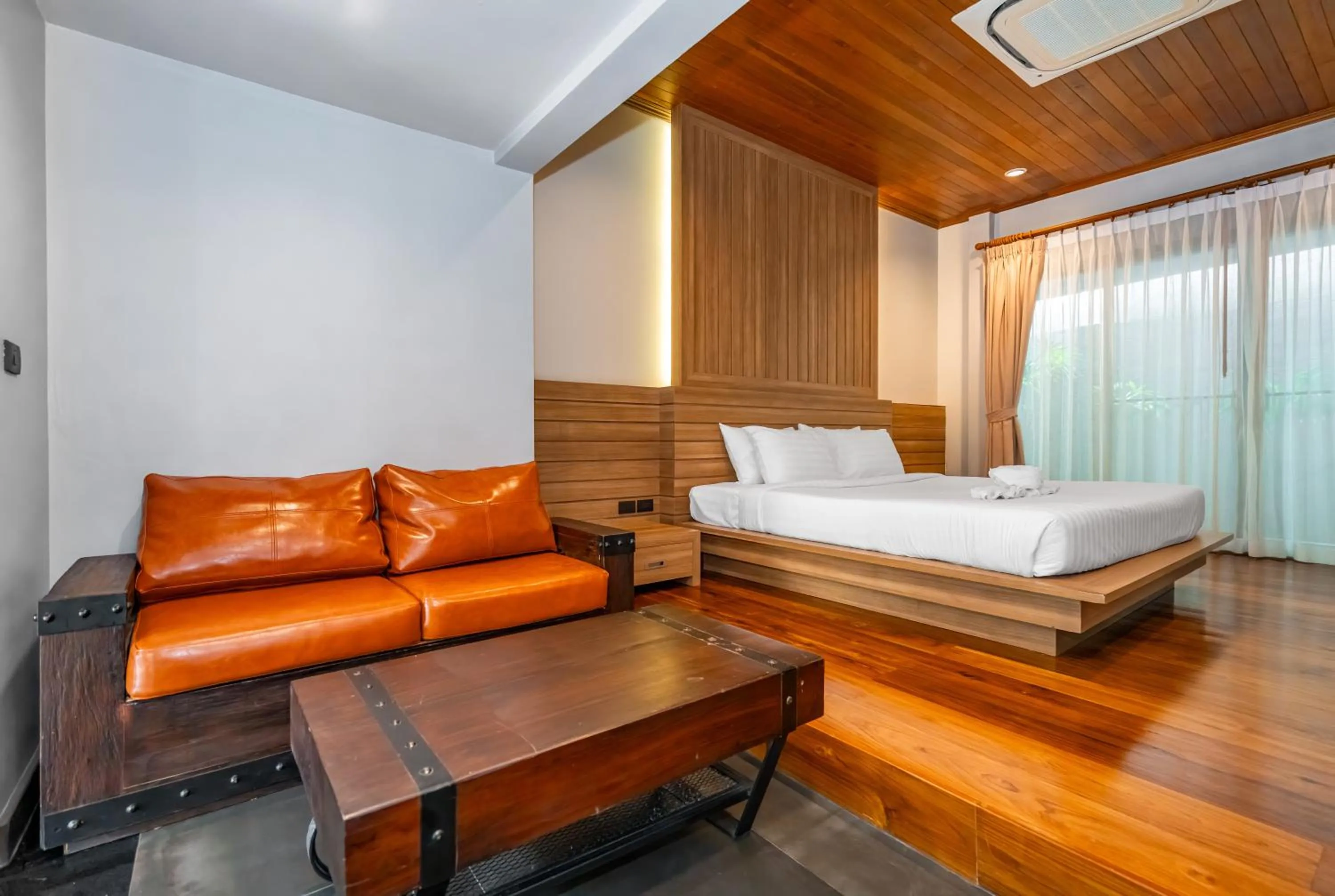 Seating area, Bed in Malabar Pool Villa Phuket