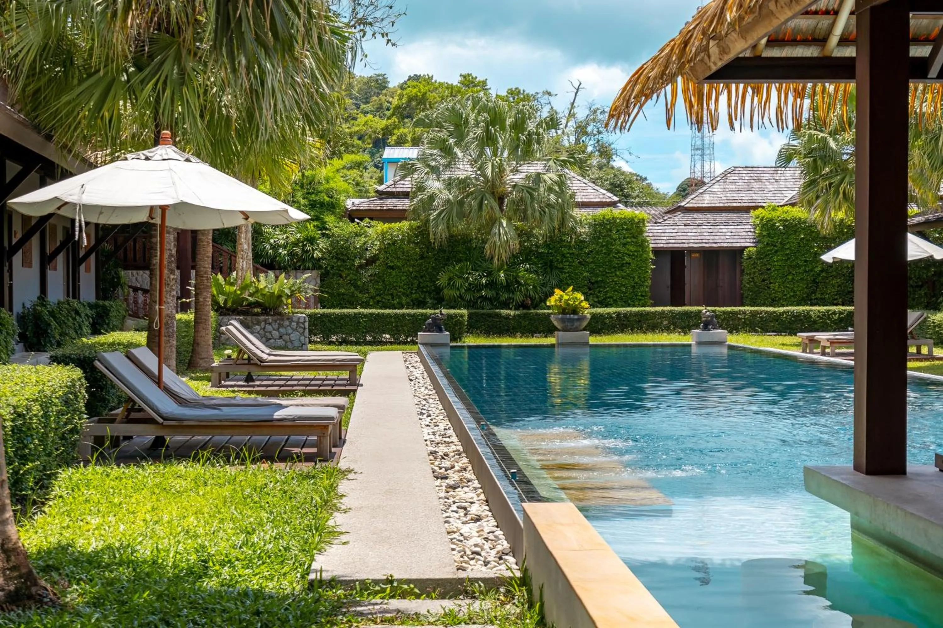Pool view in Malabar Pool Villa Phuket