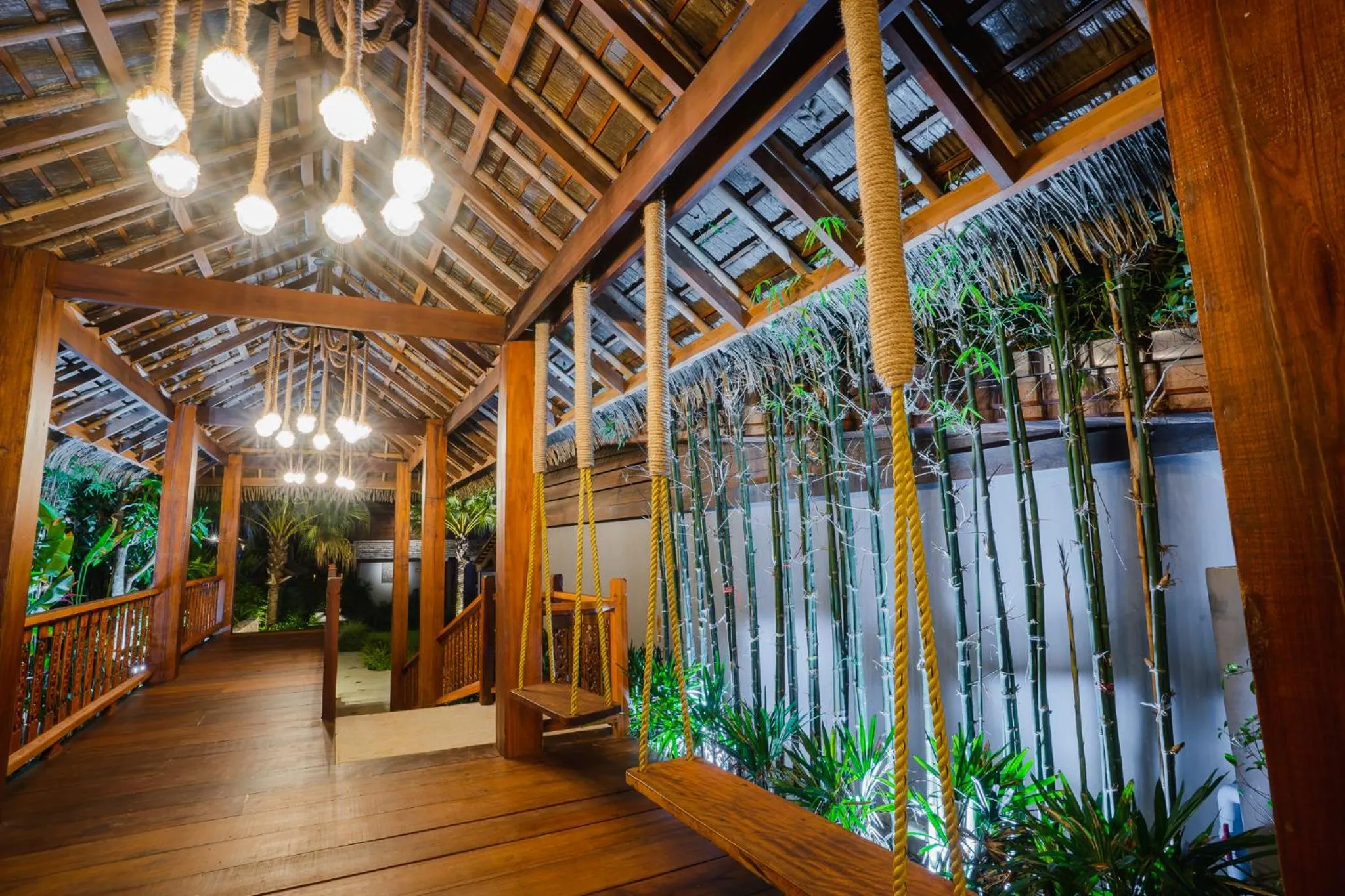 Garden view in Malabar Pool Villa Phuket