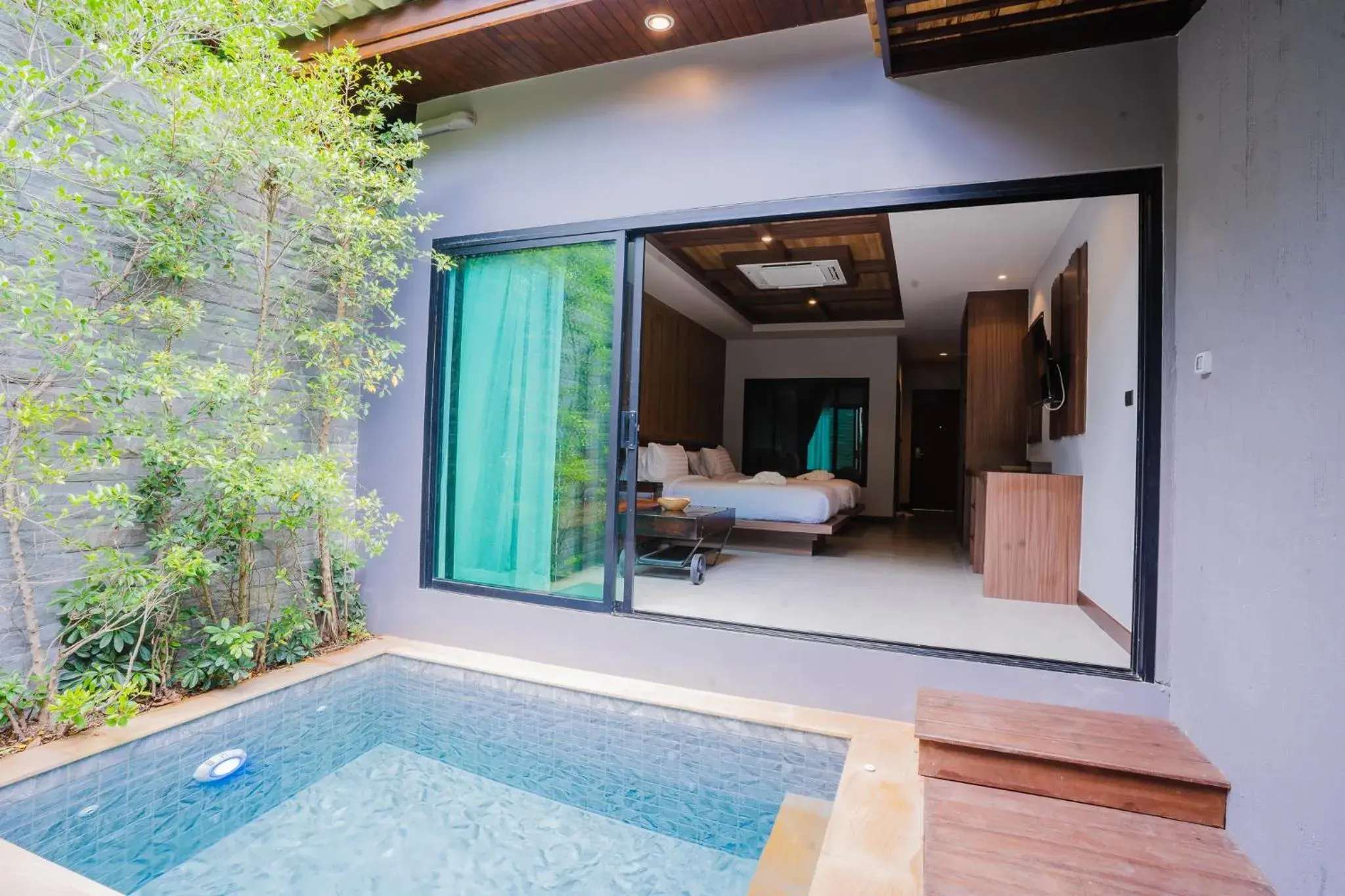Deluxe Twin Beds With Private Pool in Malabar Pool Villa Phuket Deluxe Twin Beds With Private Pool in Malabar Pool Villa Phuket