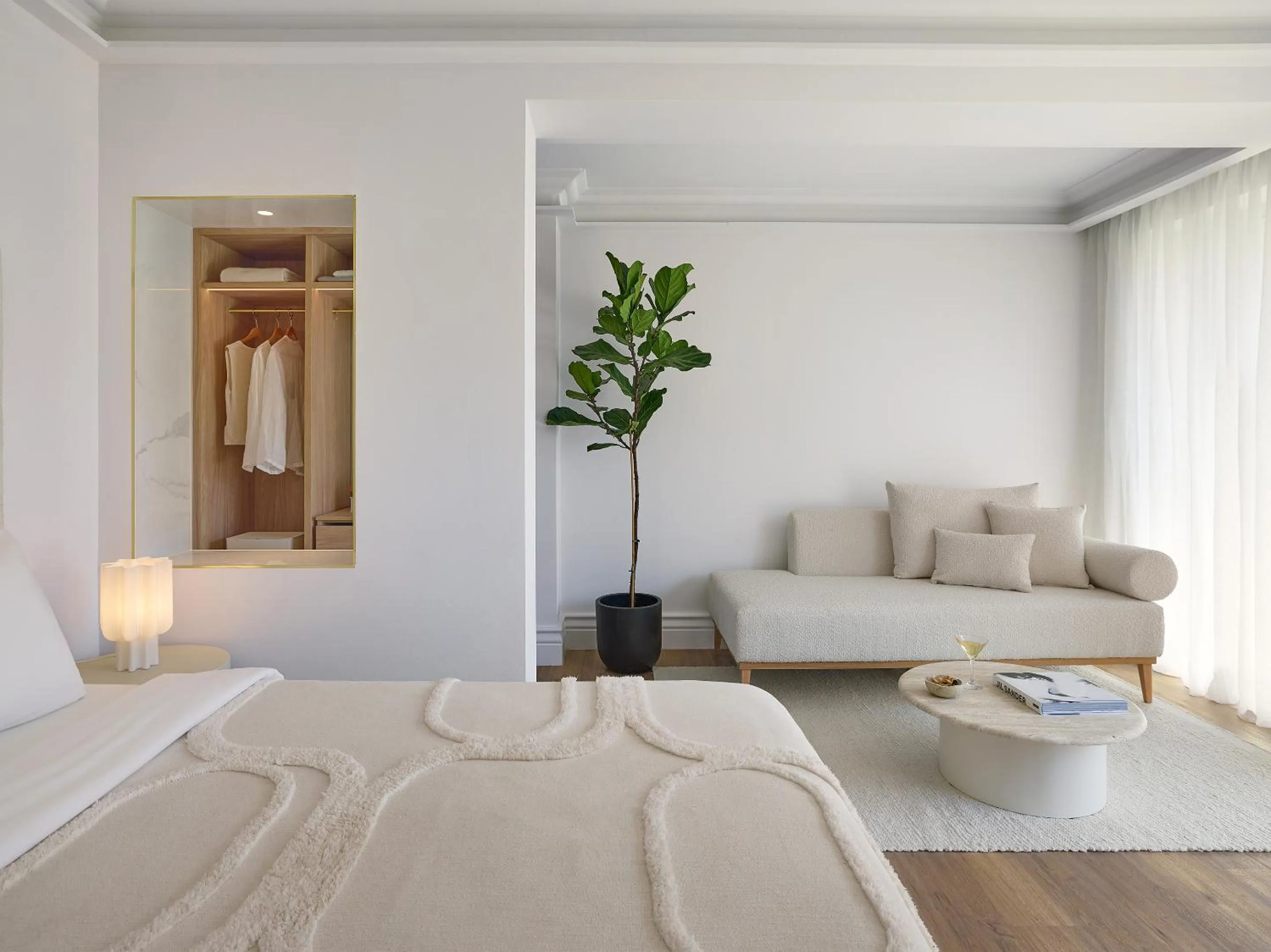 Bed in Grecotel Filoxenia