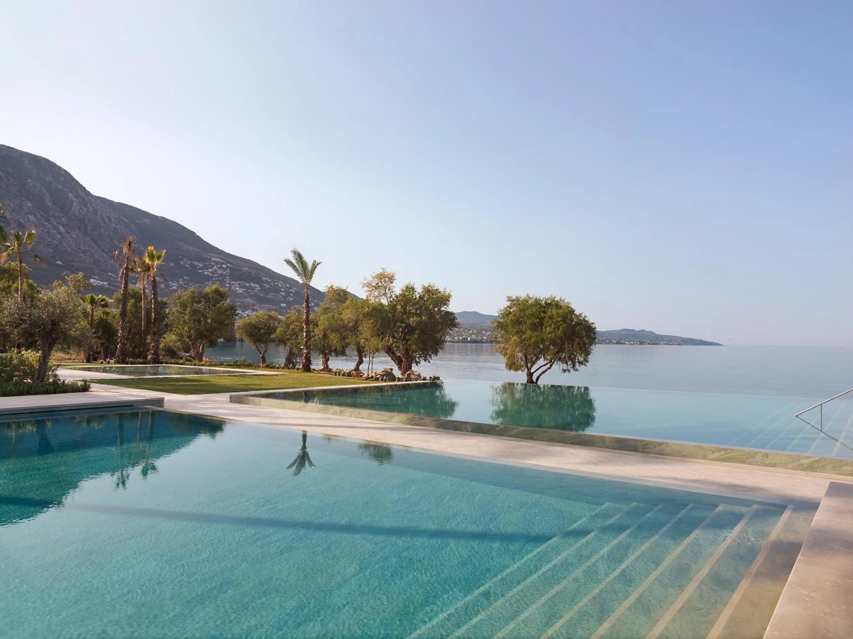 Pool view in Grecotel Filoxenia