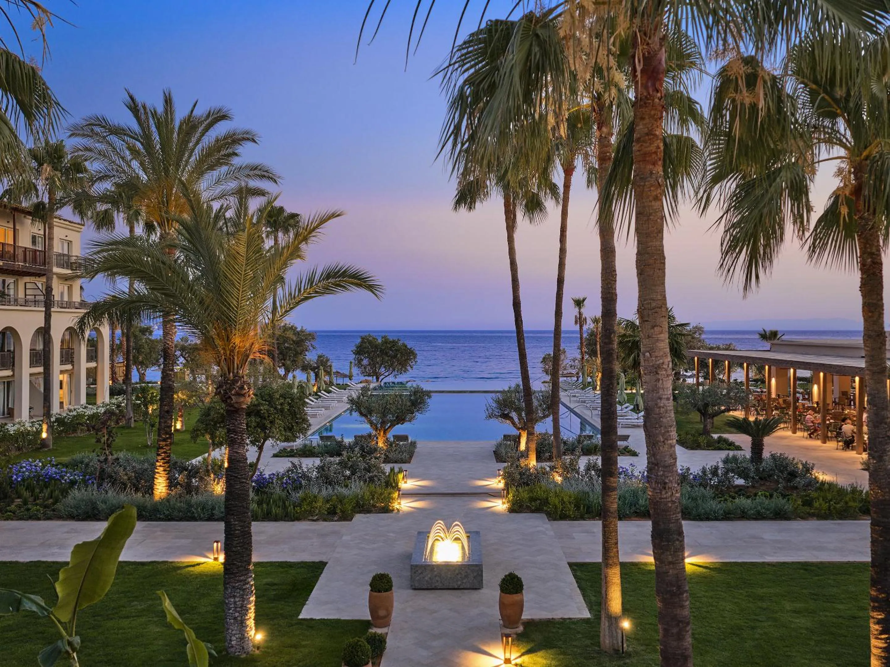 Pool view in Grecotel Filoxenia