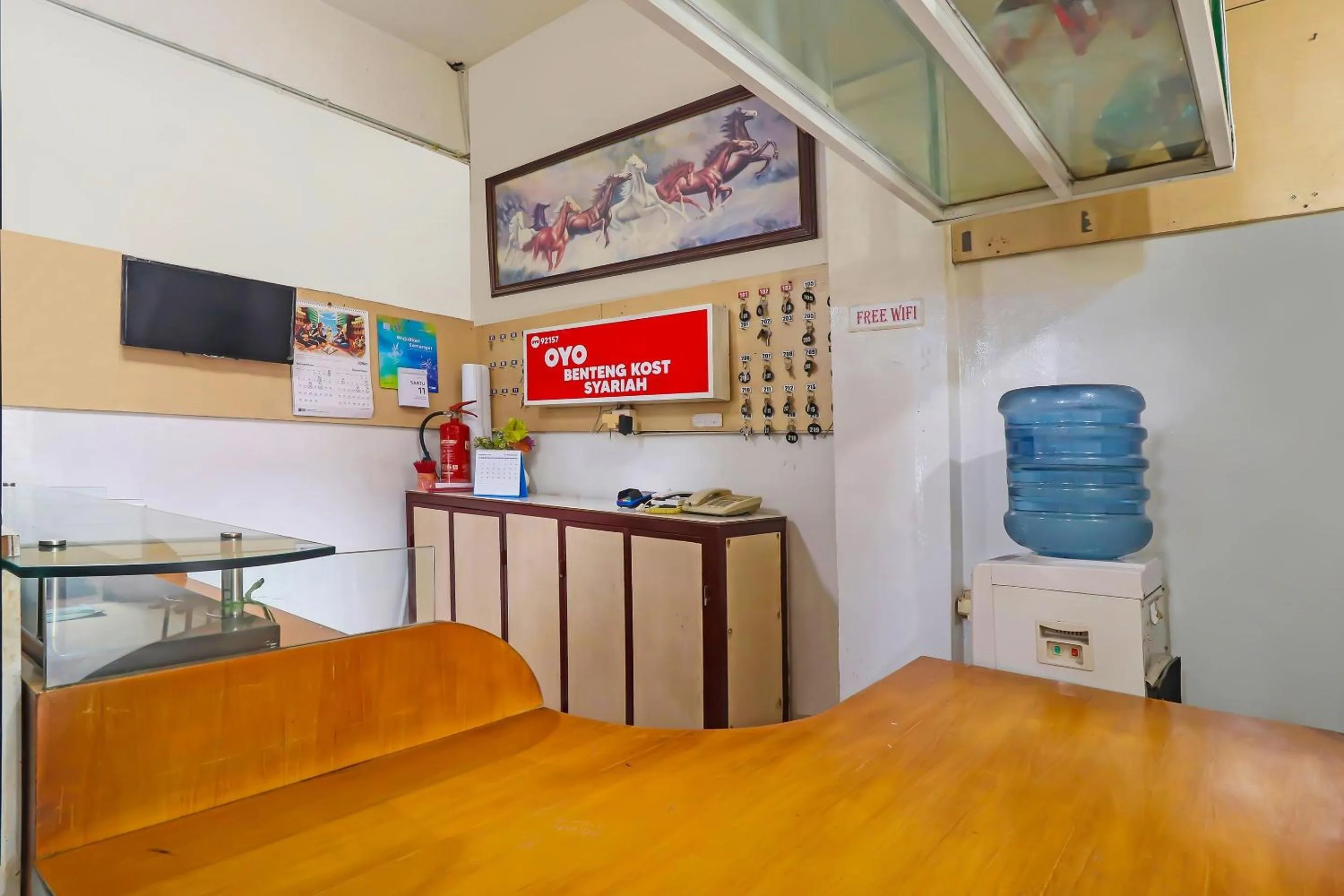 Lobby or reception in Hotel O Benteng Kost