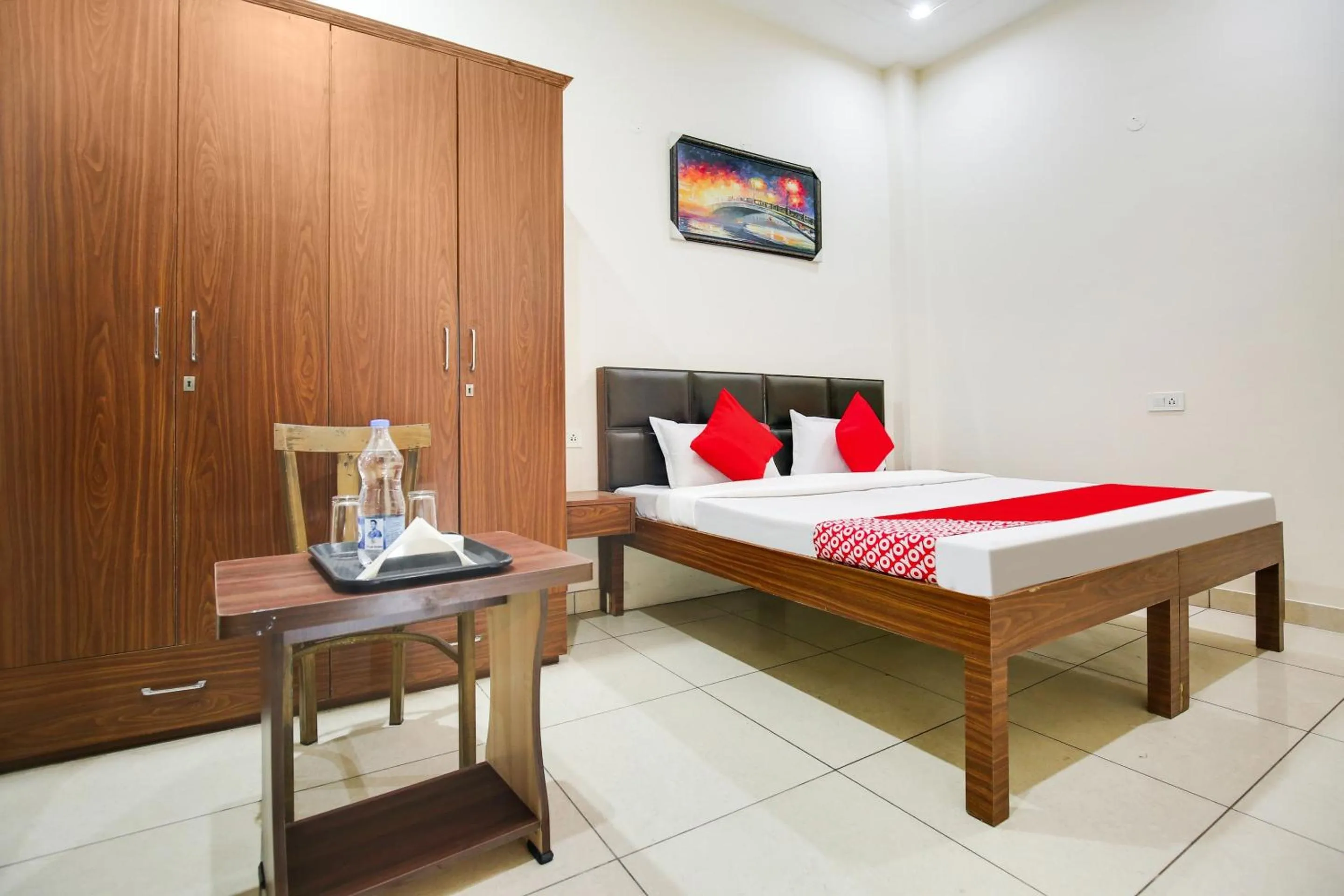 Bedroom in Hotel O Sky Line