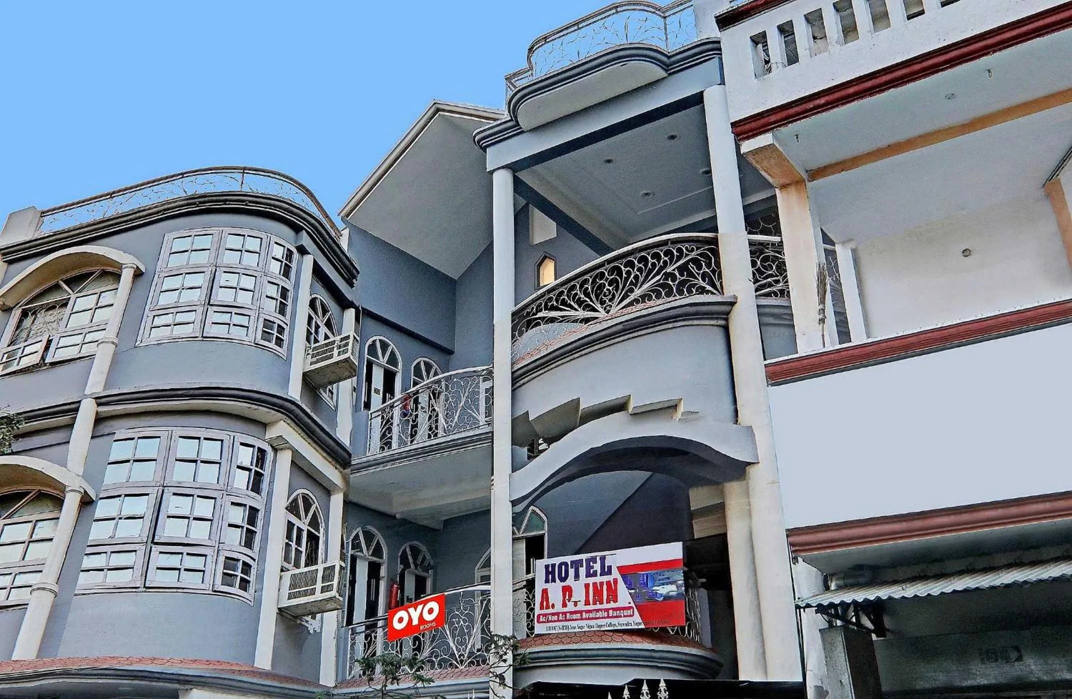 Facade/entrance in Hotel O APM INN