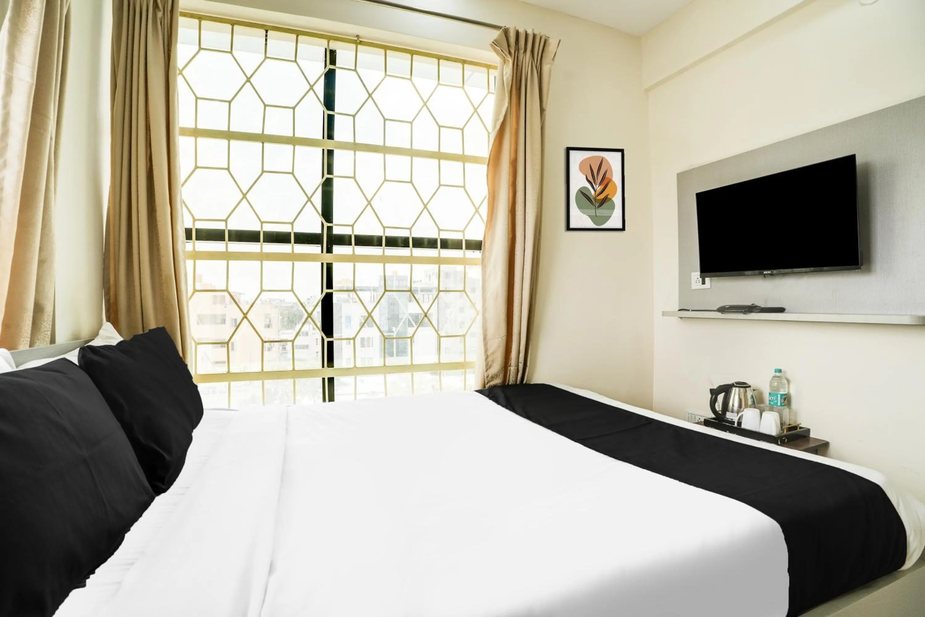 Bedroom, Bed in Super Hotel O Bangalore Near Reva Circle Formerly CKA Boarding