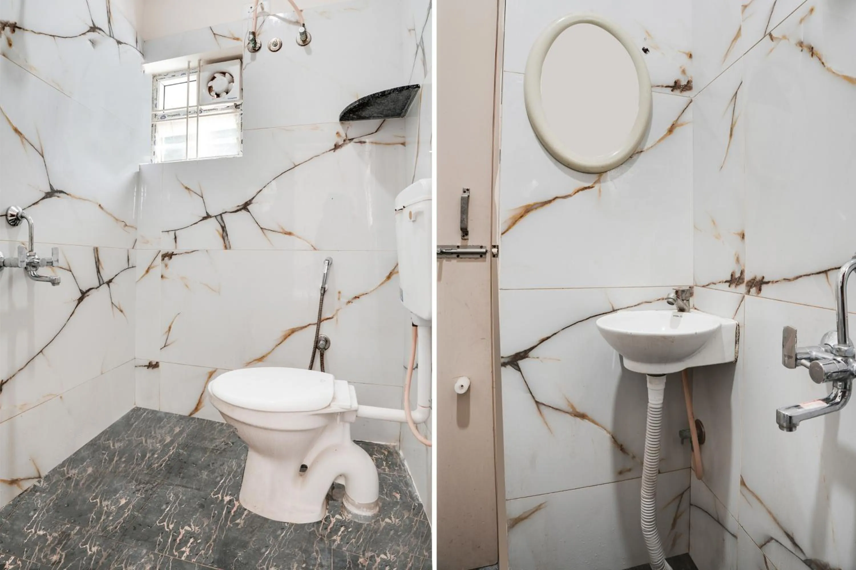 Bathroom in Super Hotel O Bangalore Near Reva Circle Formerly CKA Boarding