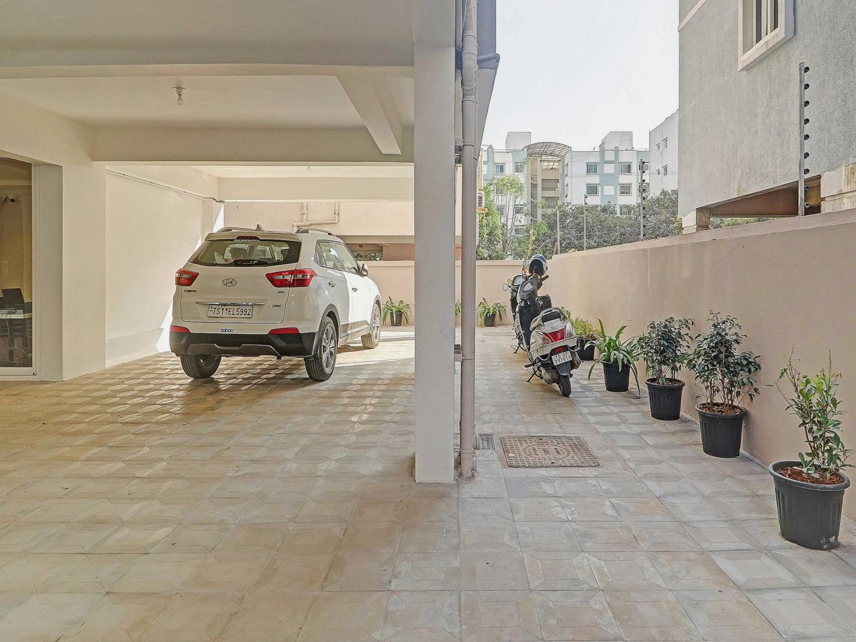 On site in Super Hotel O Qualia Nallagandla