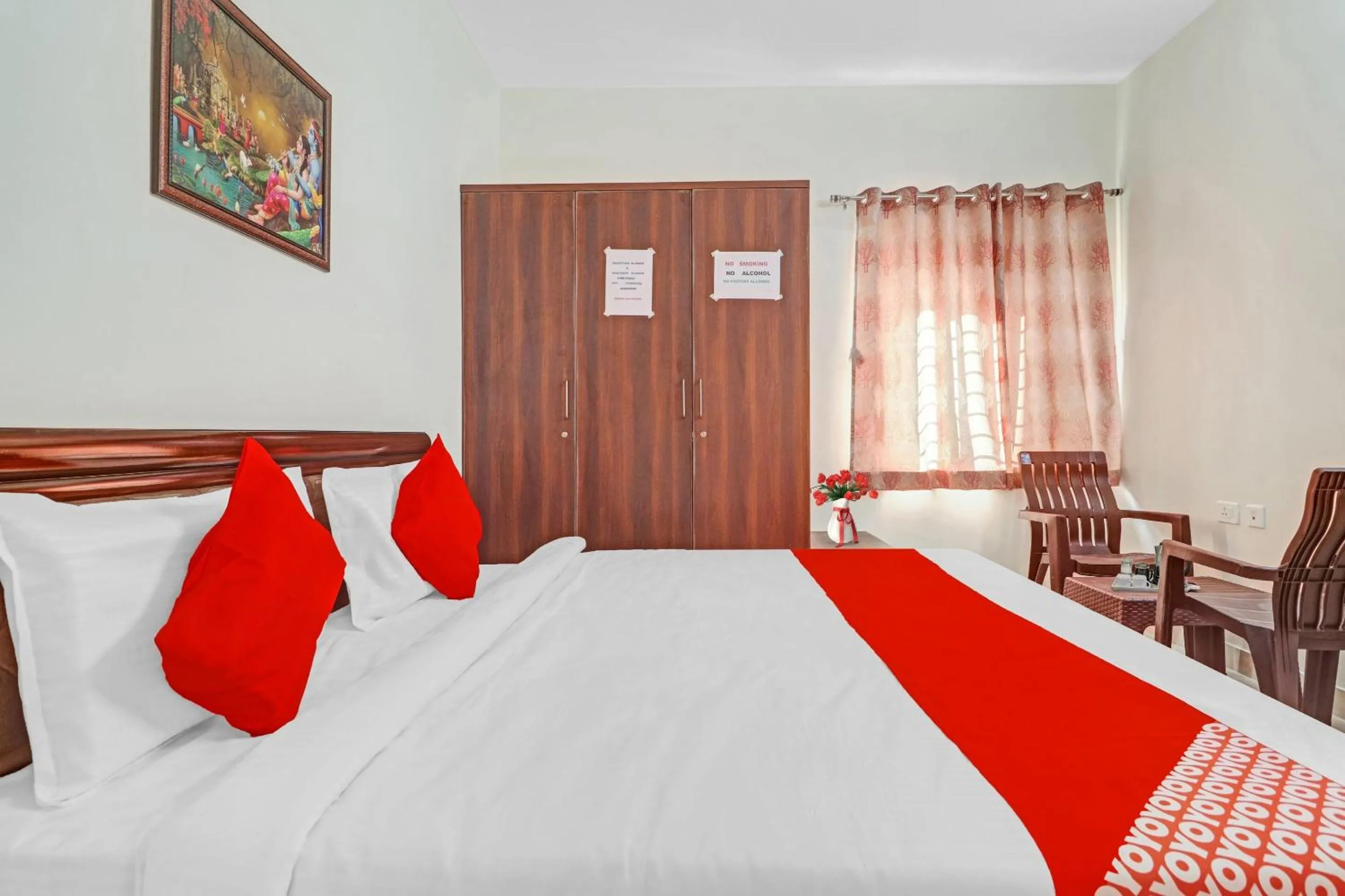 Bedroom, Bed in Super Hotel O Qualia Nallagandla