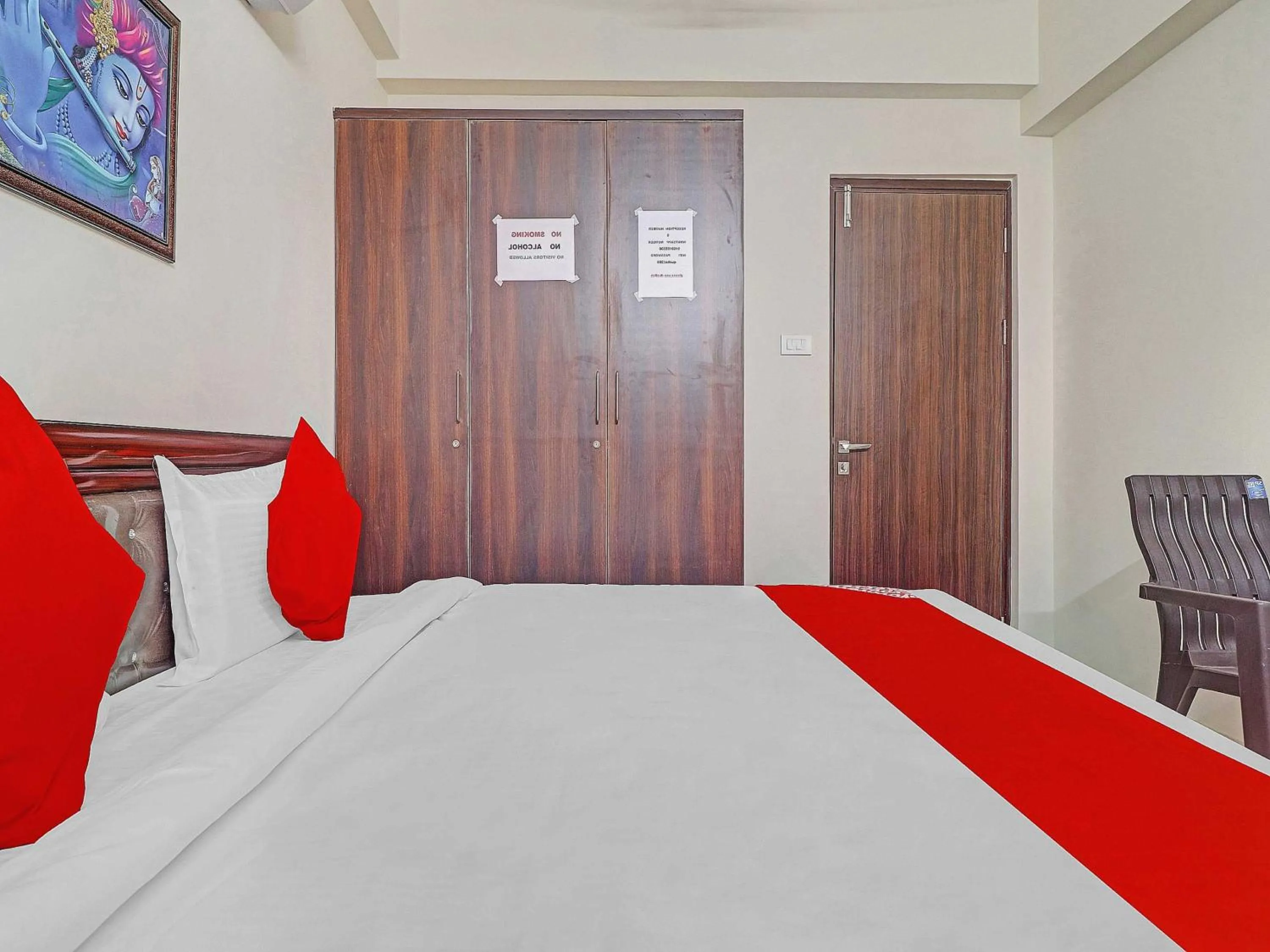 Bedroom, Bed in Super Hotel O Qualia Nallagandla