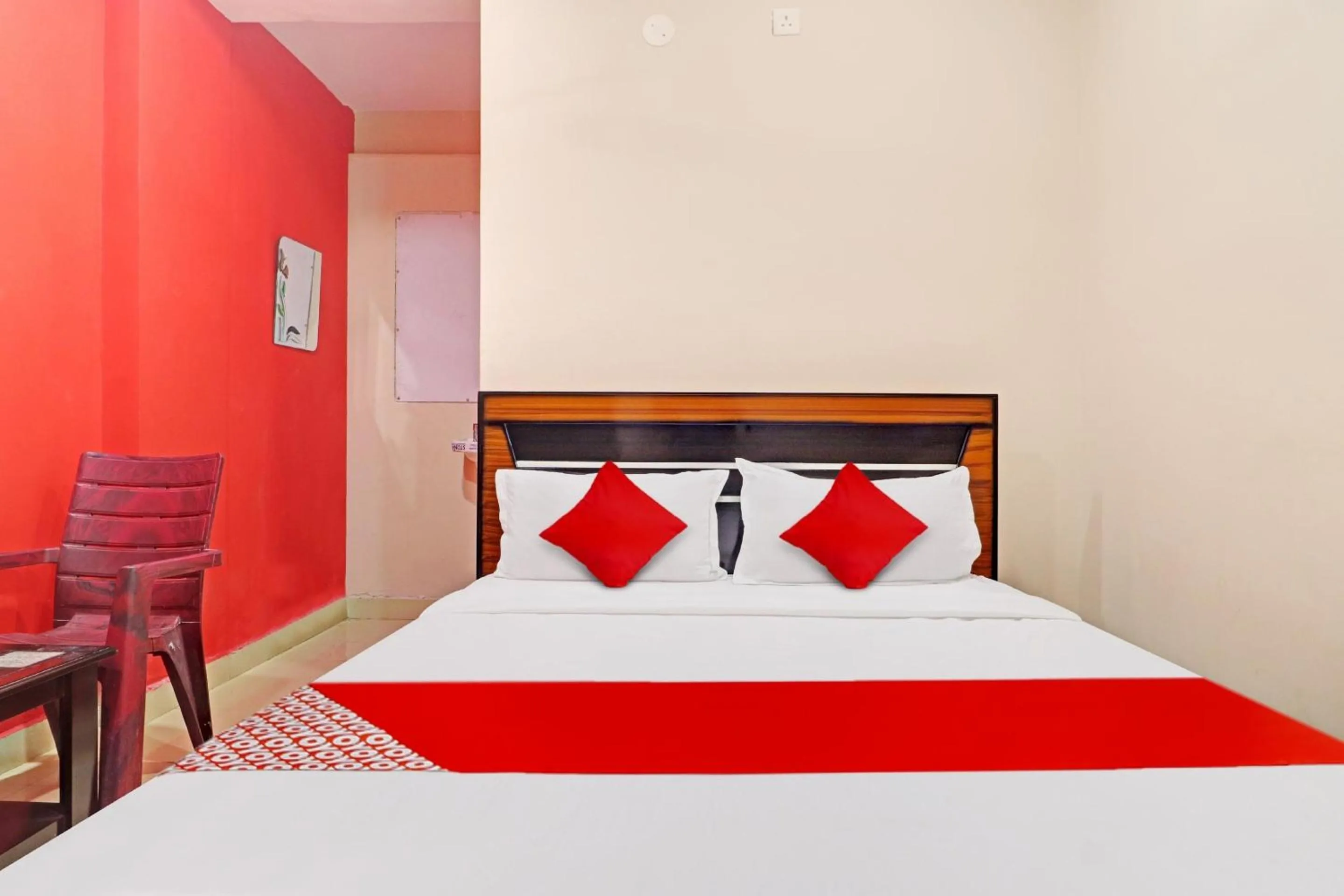 Lobby or reception, Bed in Hotel O Vasista Residency