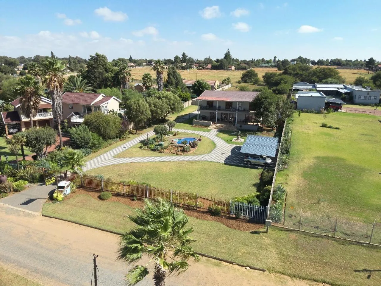 Bird's eye view in La Maison on Vaal Bed and Breakfast