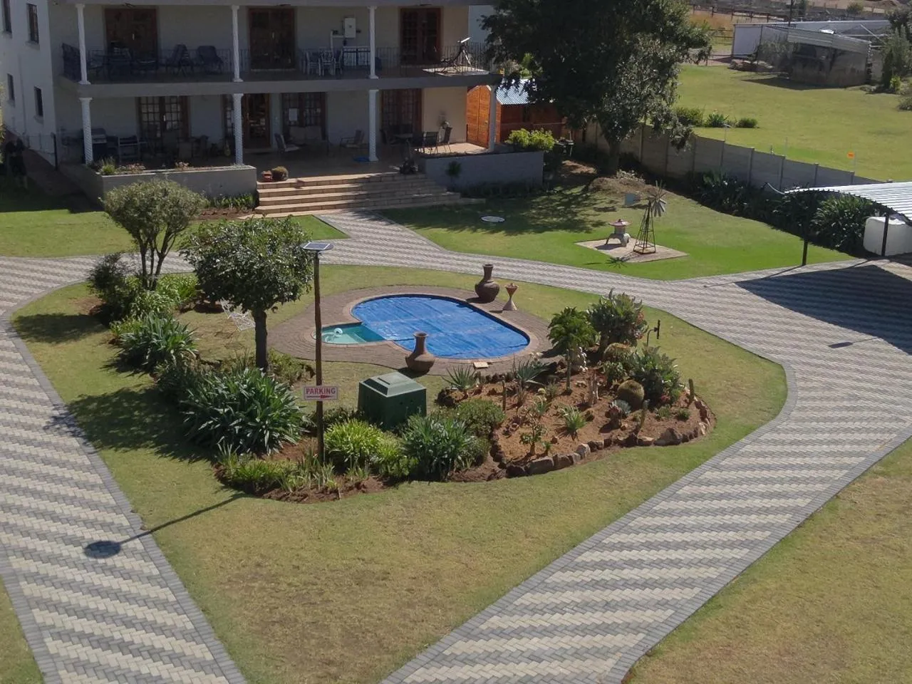 Pool view in La Maison on Vaal Bed and Breakfast