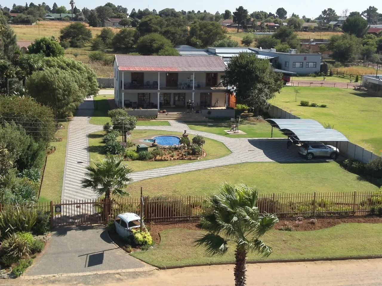 Bird's eye view in La Maison on Vaal Bed and Breakfast