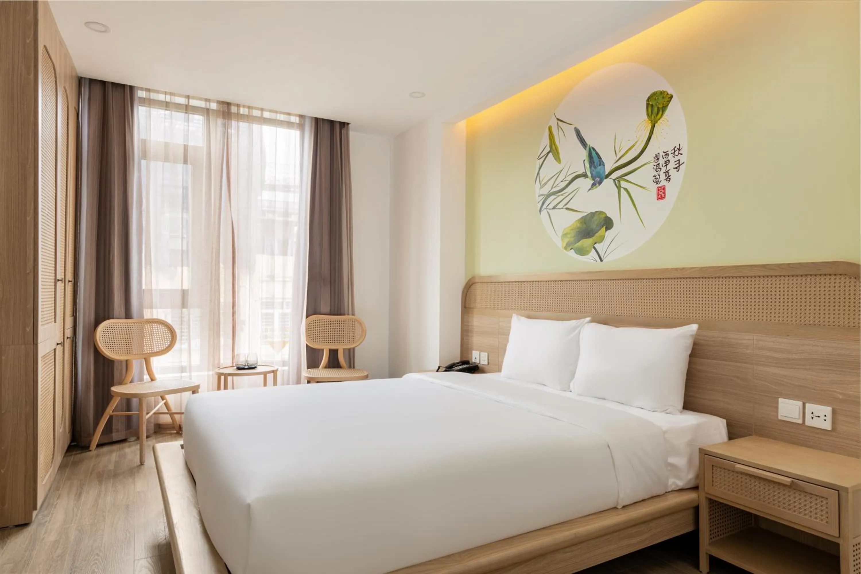 Bed in Jacayl Hotel - Cầu Giấy