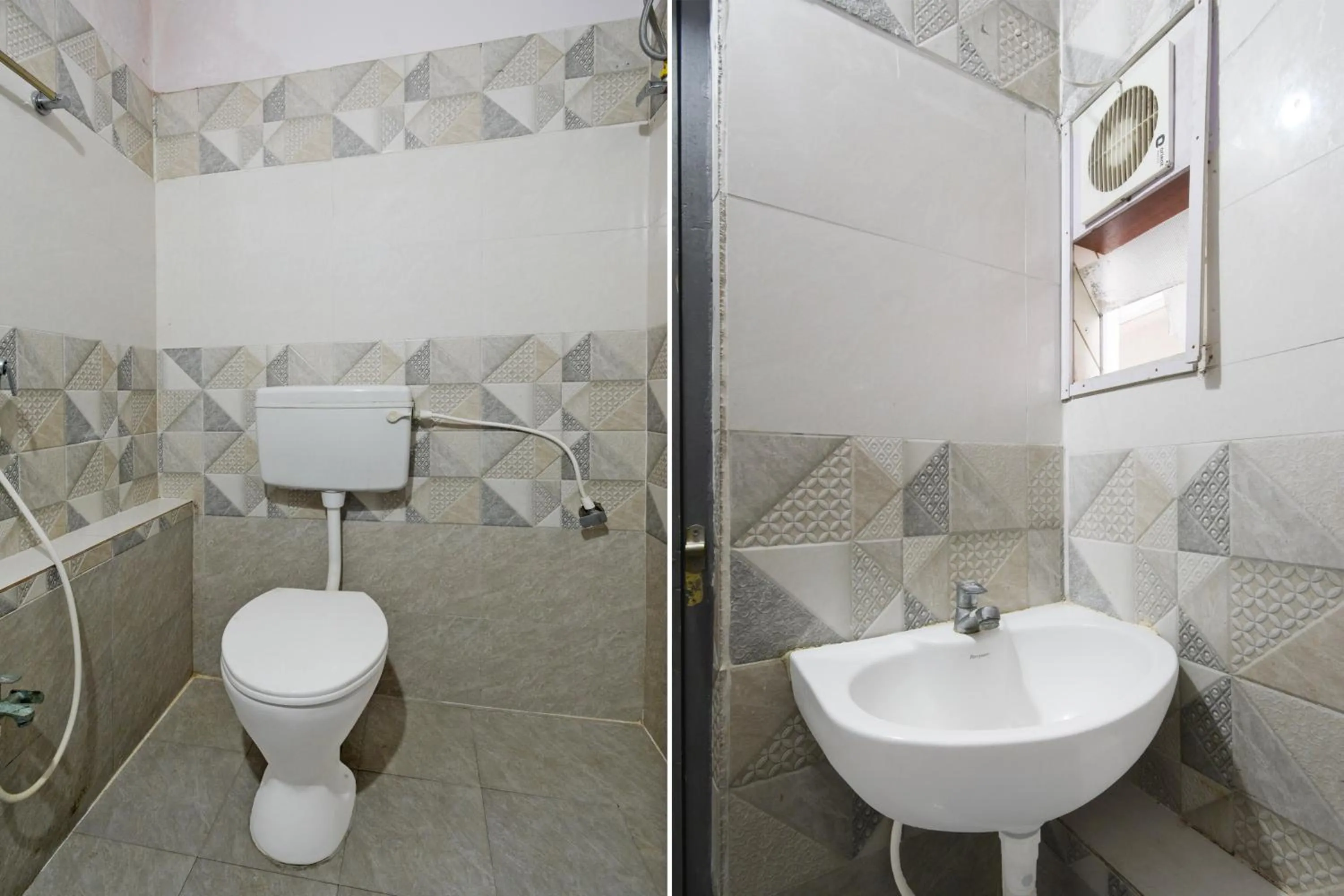 Bathroom in Super Collection O Karmanghat Bus Terminal Hyderabad Formerly Hotel Chirag Stays