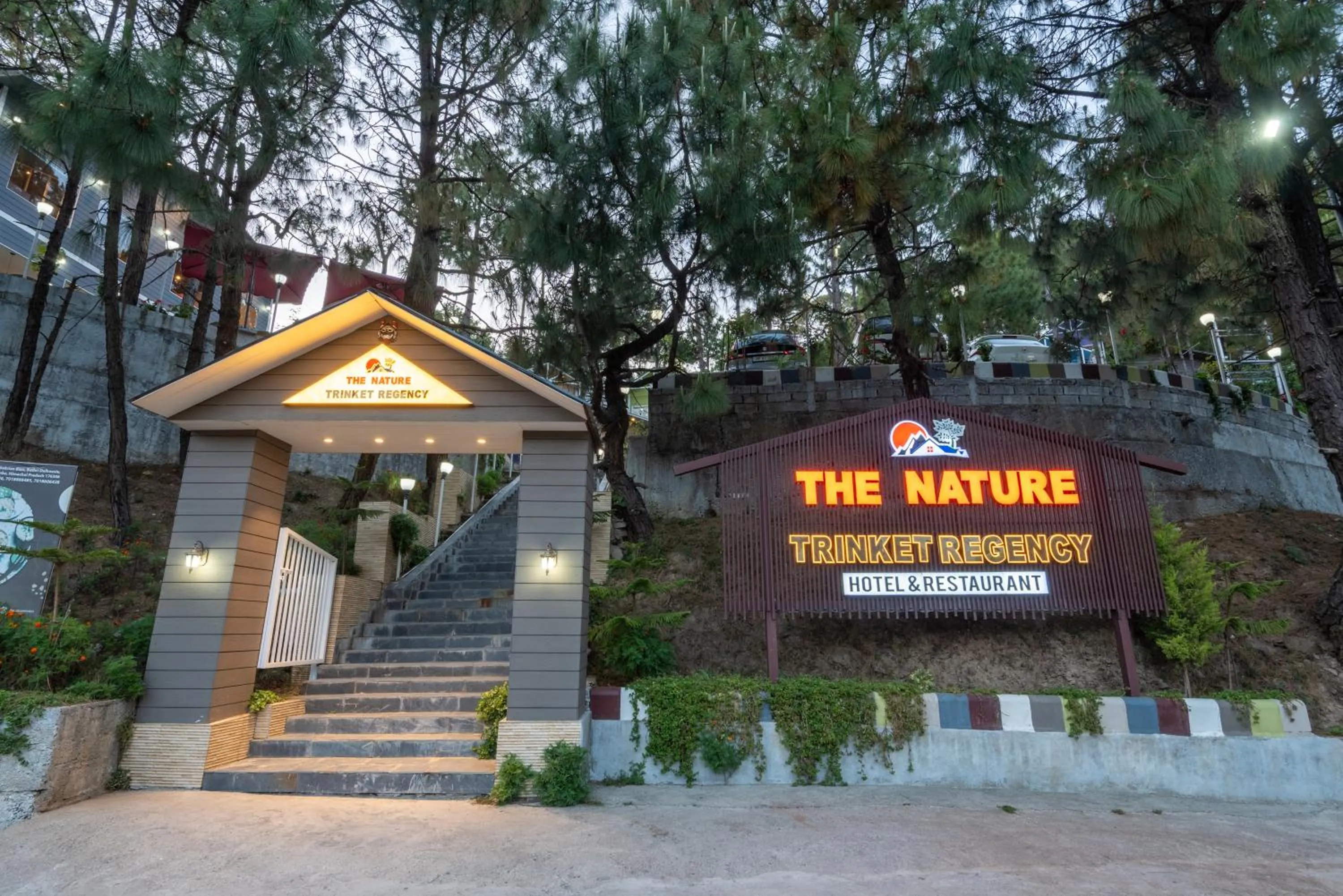 Property building in DLS Nature Trinket Resort - Dalhousie with Swimming Pool