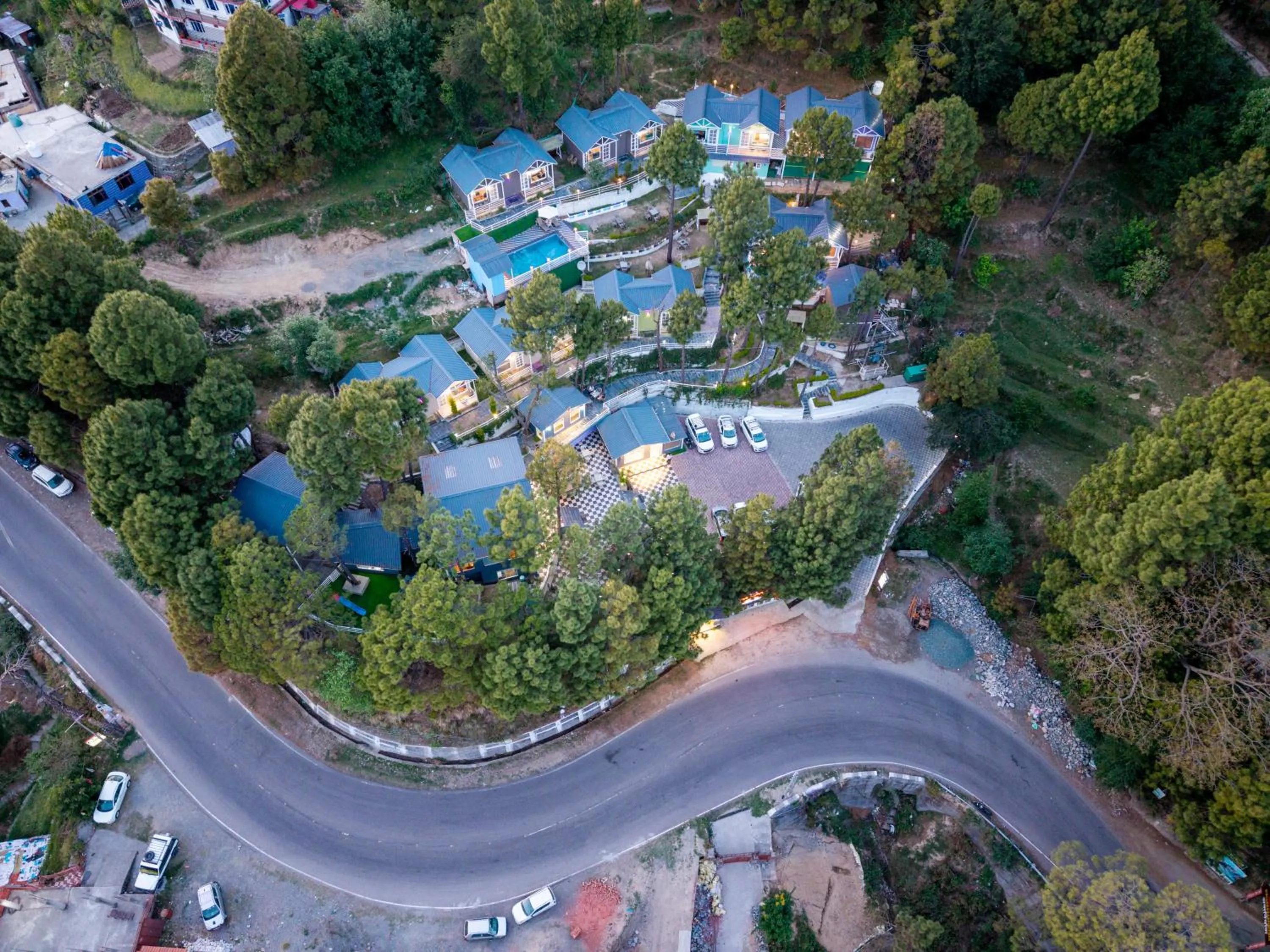 Natural landscape in DLS Nature Trinket Resort - Dalhousie with Swimming Pool