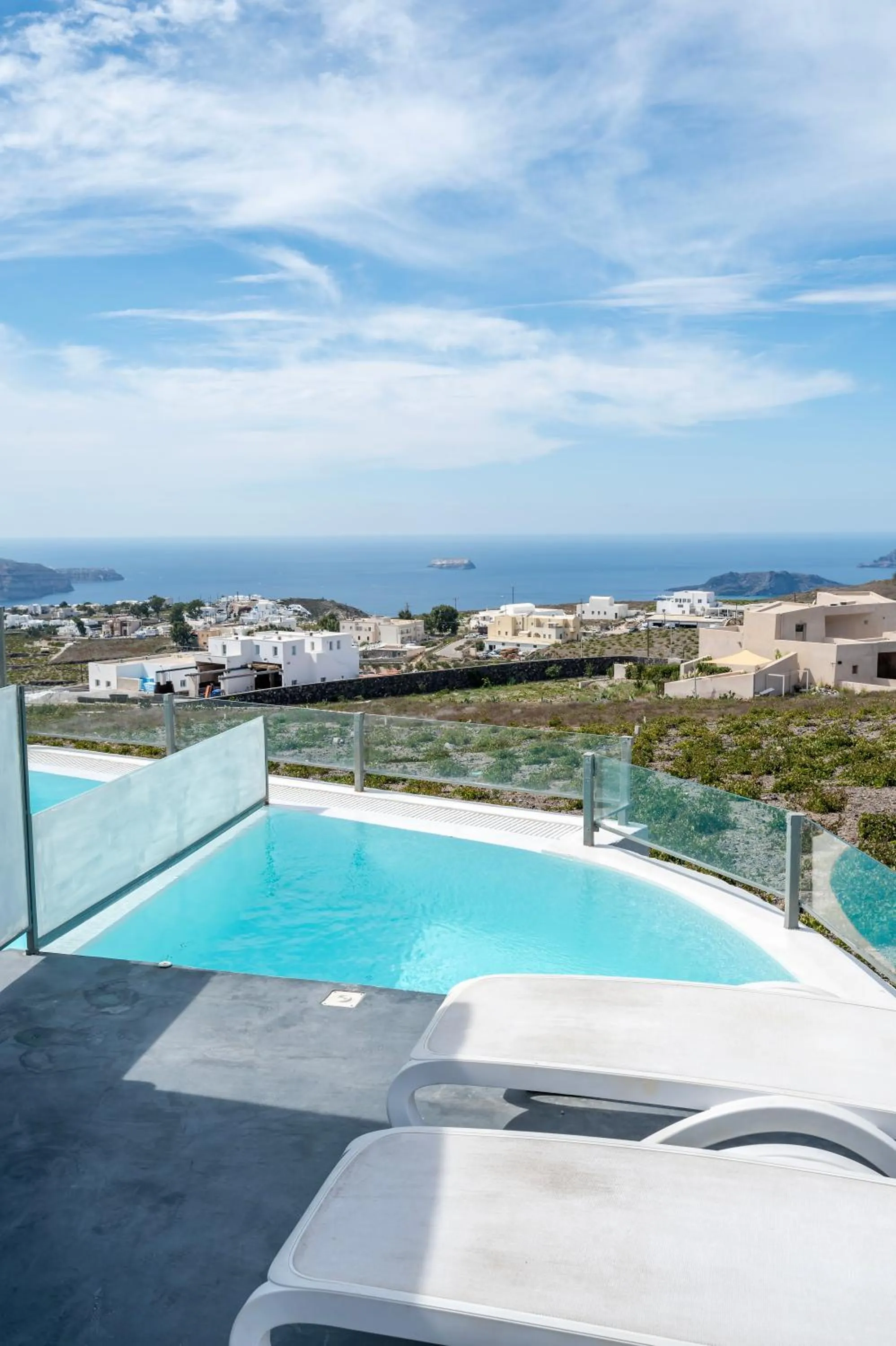Pool view in Smy Santorini Suites & Villas